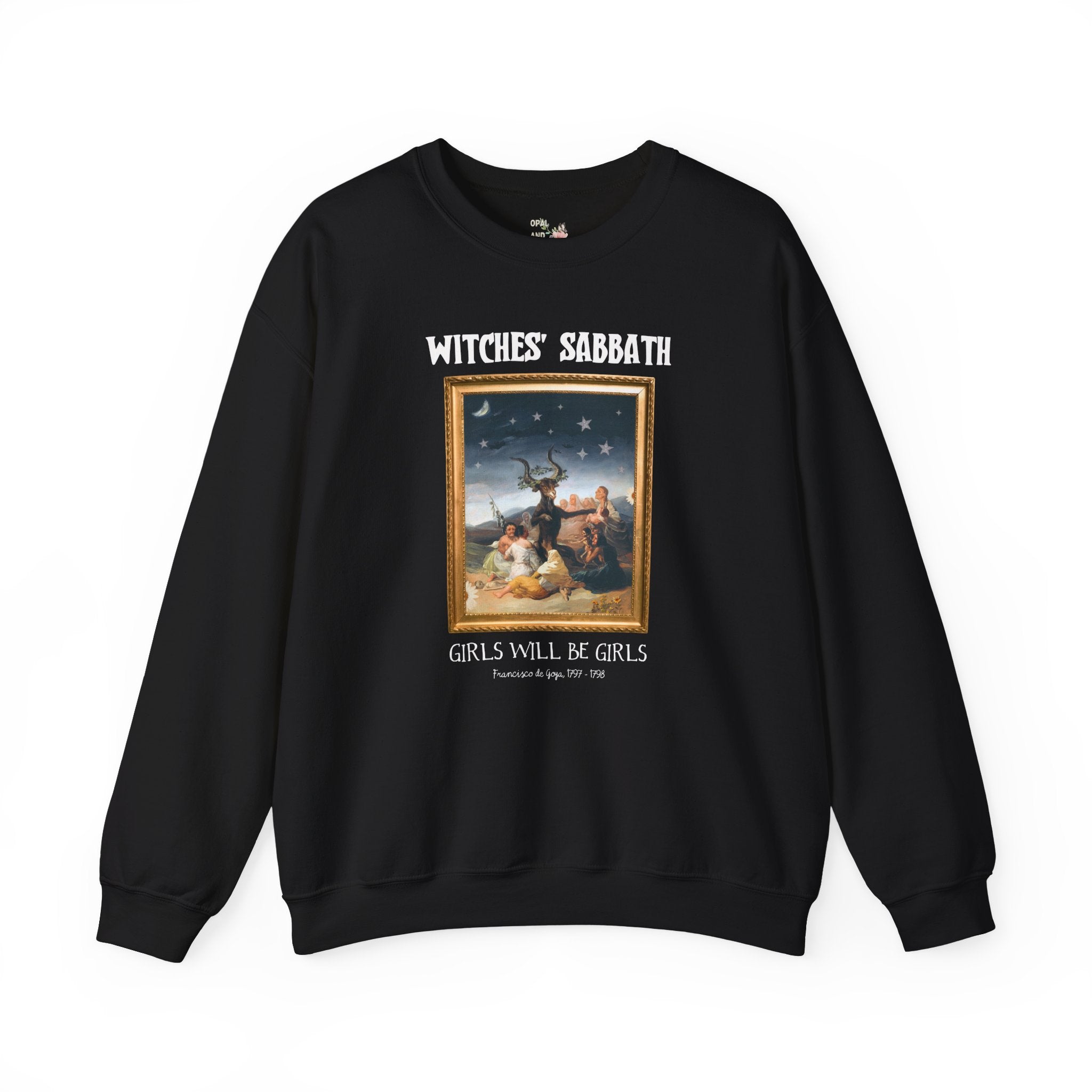 Witches' Sabbath by Francisco de Goya Sweatshirt: Witchy Art History, Romanticism Art Movement, 18th Century Artwork, Humanites Major Gift - Opal and June