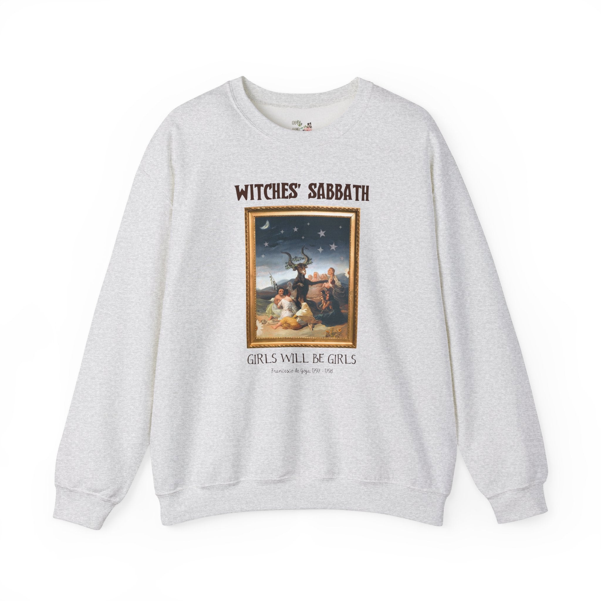Witches' Sabbath by Francisco de Goya Sweatshirt: Witchy Art History, Romanticism Art Movement, 18th Century Artwork, Humanites Major Gift - Opal and June