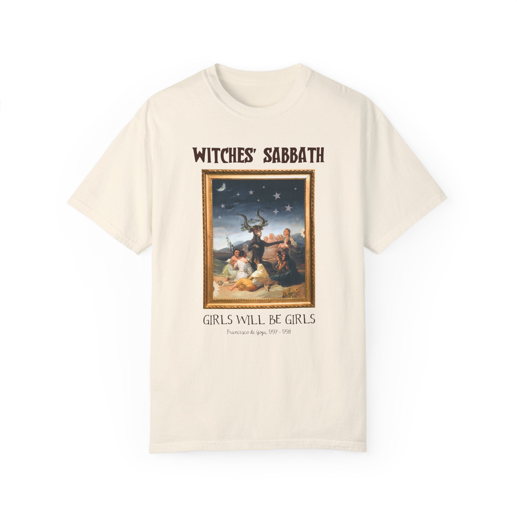 Witches' Sabbath by Francisco de Goya T-Shirt: Witchy Art History Tee, Romanticism Art Movement, 18th Century Artwork, Humanites Major Gift - Opal and June
