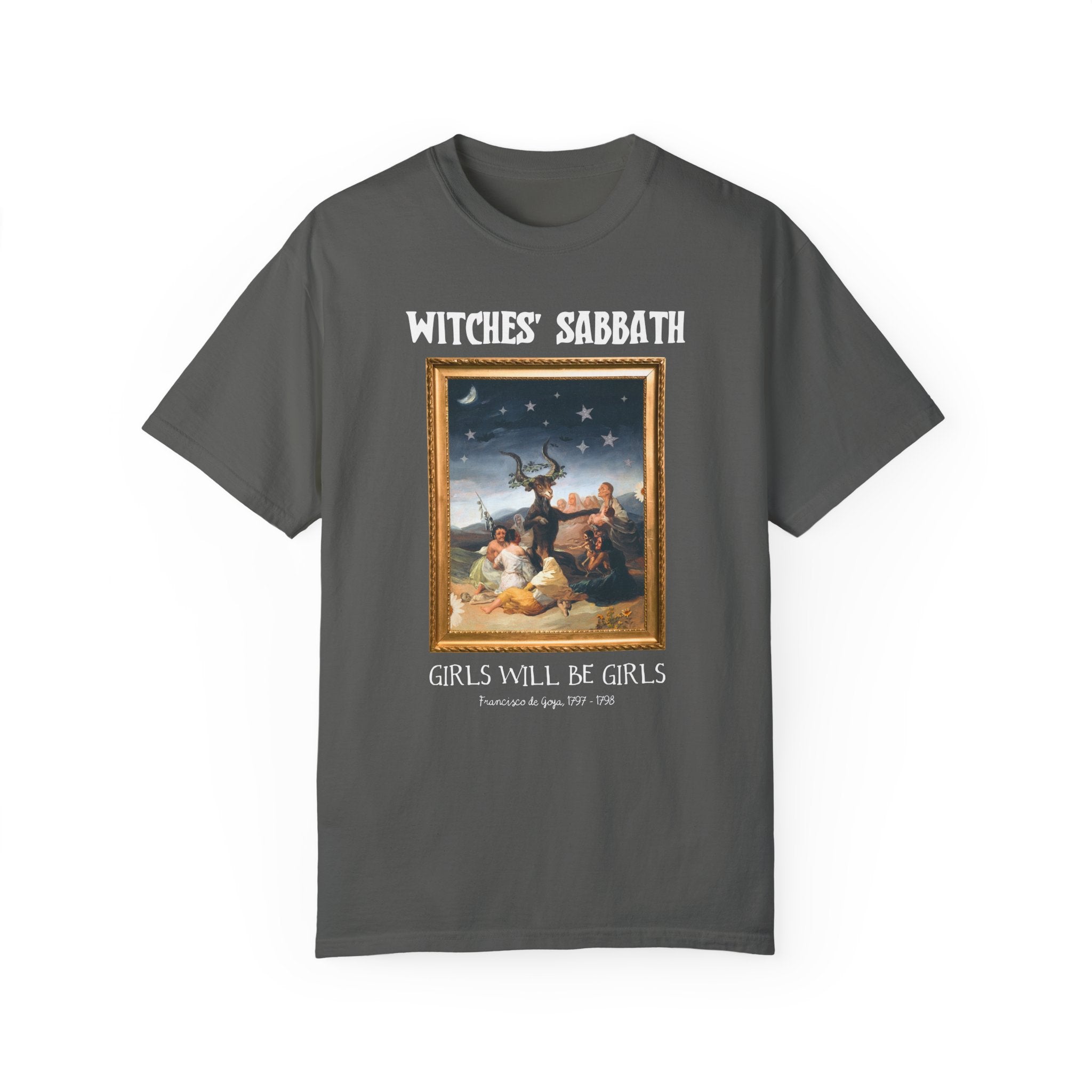 Witches' Sabbath by Francisco de Goya T-Shirt: Witchy Art History Tee, Romanticism Art Movement, 18th Century Artwork, Humanites Major Gift - Opal and June