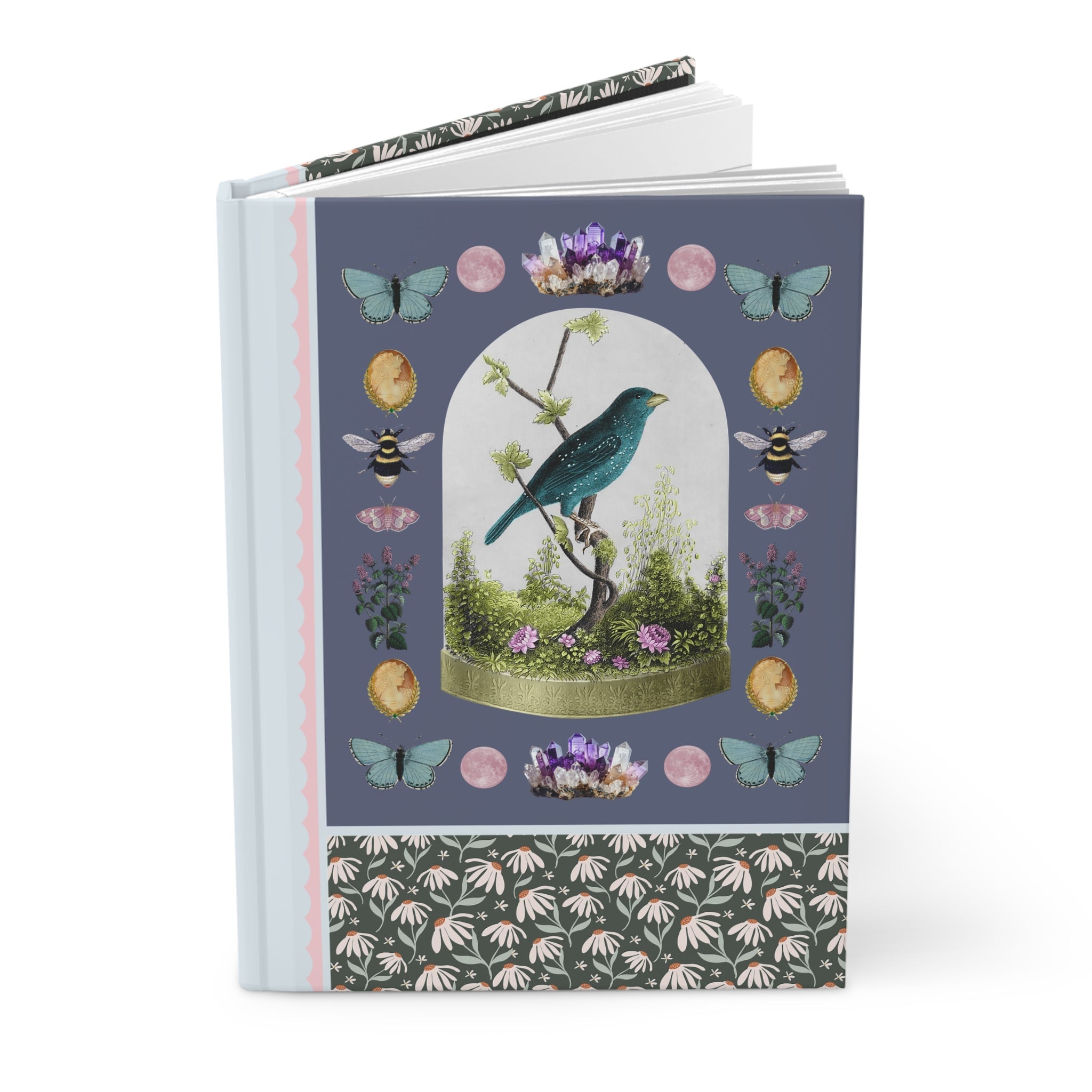 Witchy Bird Lover Spellbook Notebook - Opal and June