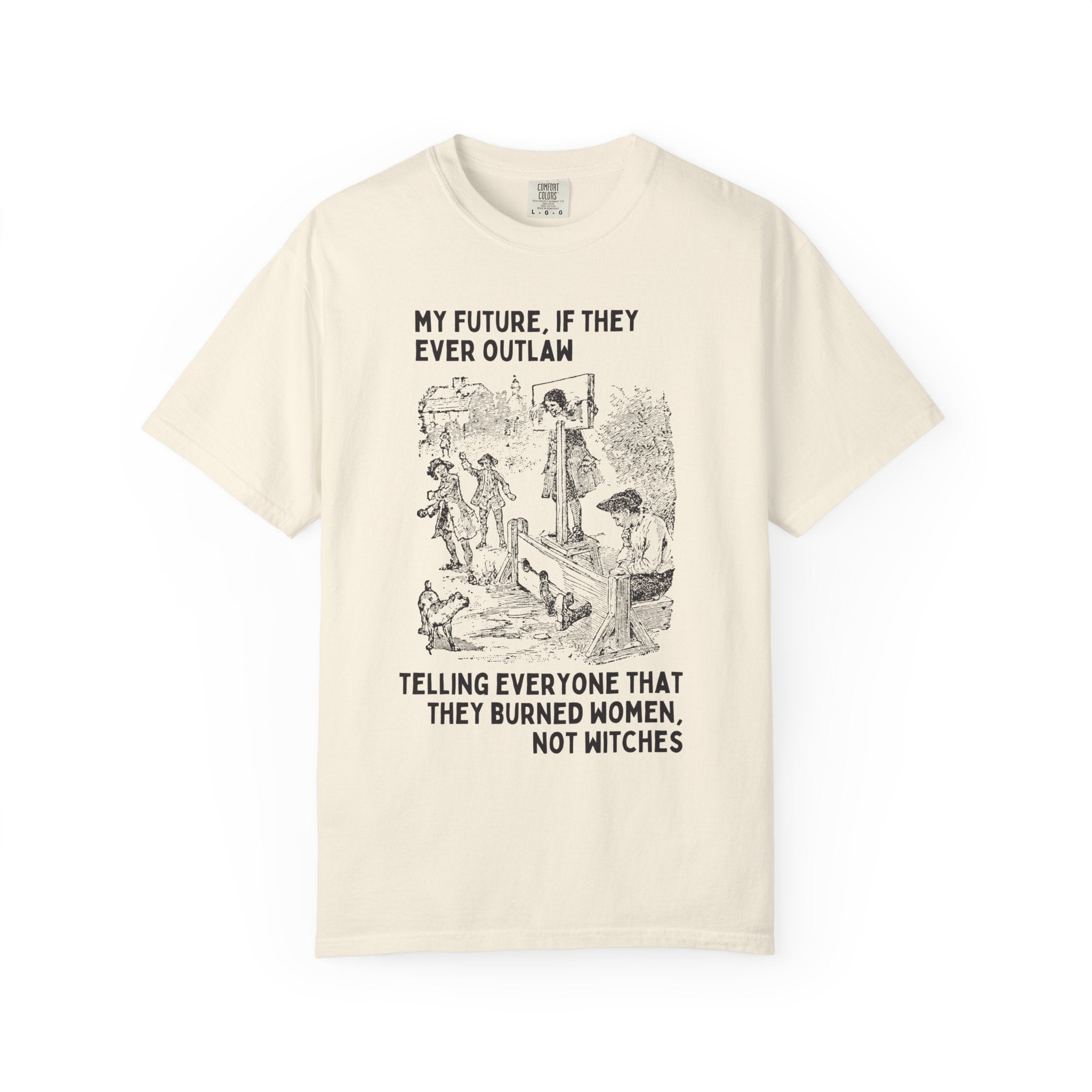 Witchy History Tee: Burned Women Not Witches - Opal and June