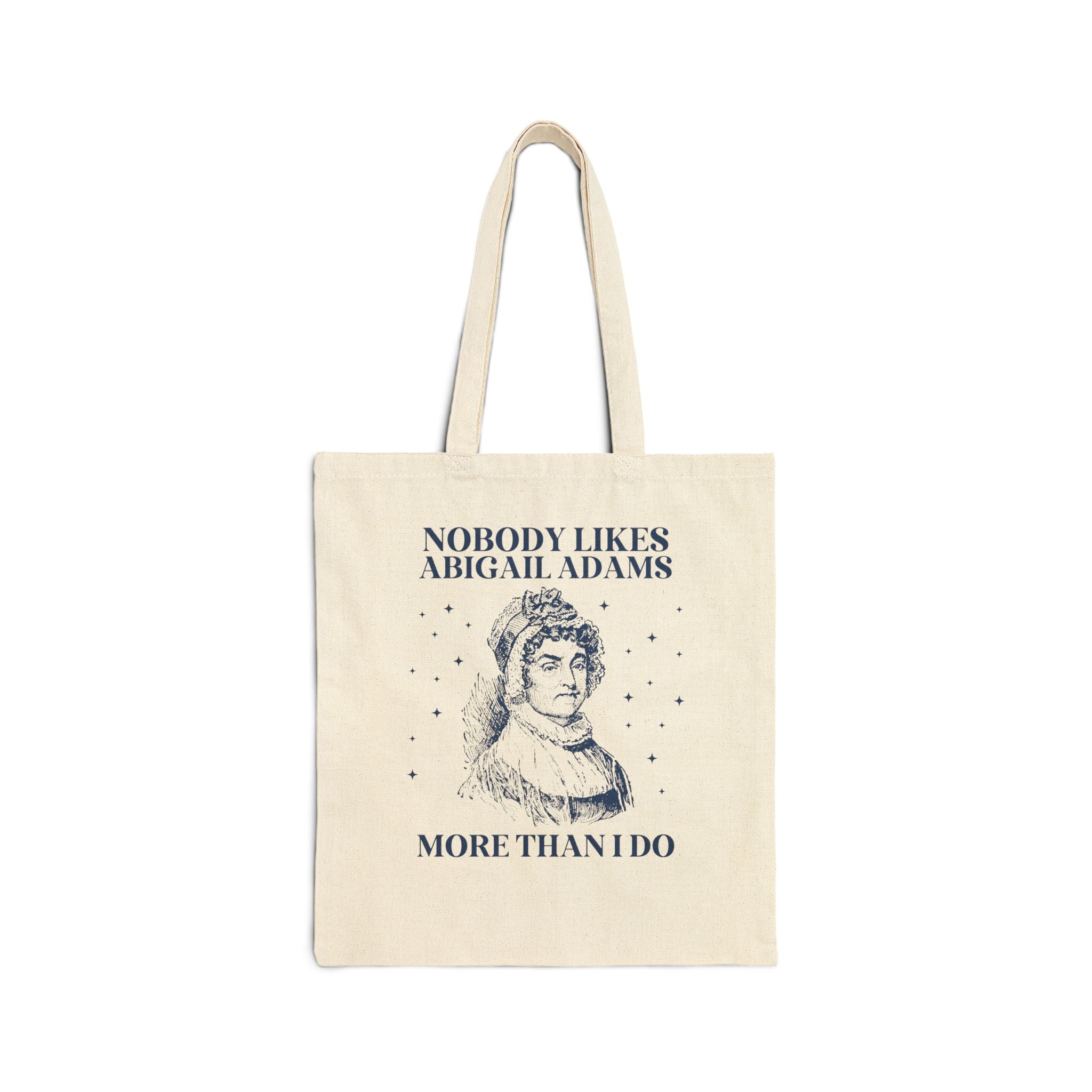 Womens American History Tote Bag for Feminist: Abigail Adams - Opal and June