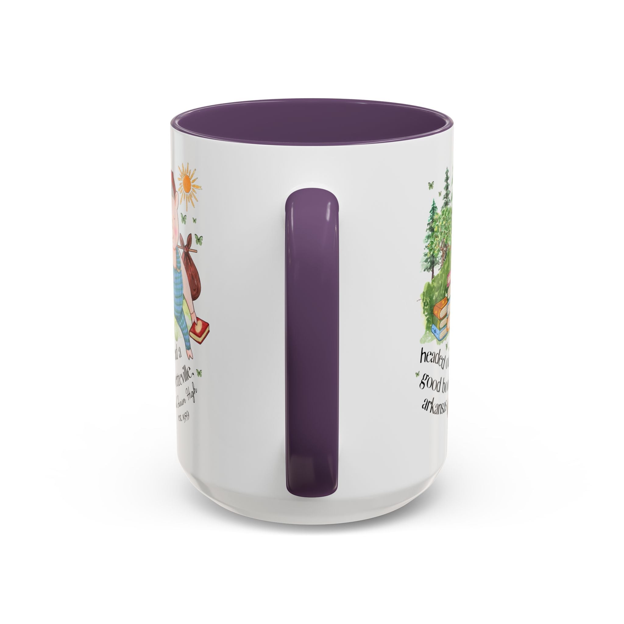 Woodland Junior High 15 Oz Mug: Headed Out to Read a Good Book - Opal and June
