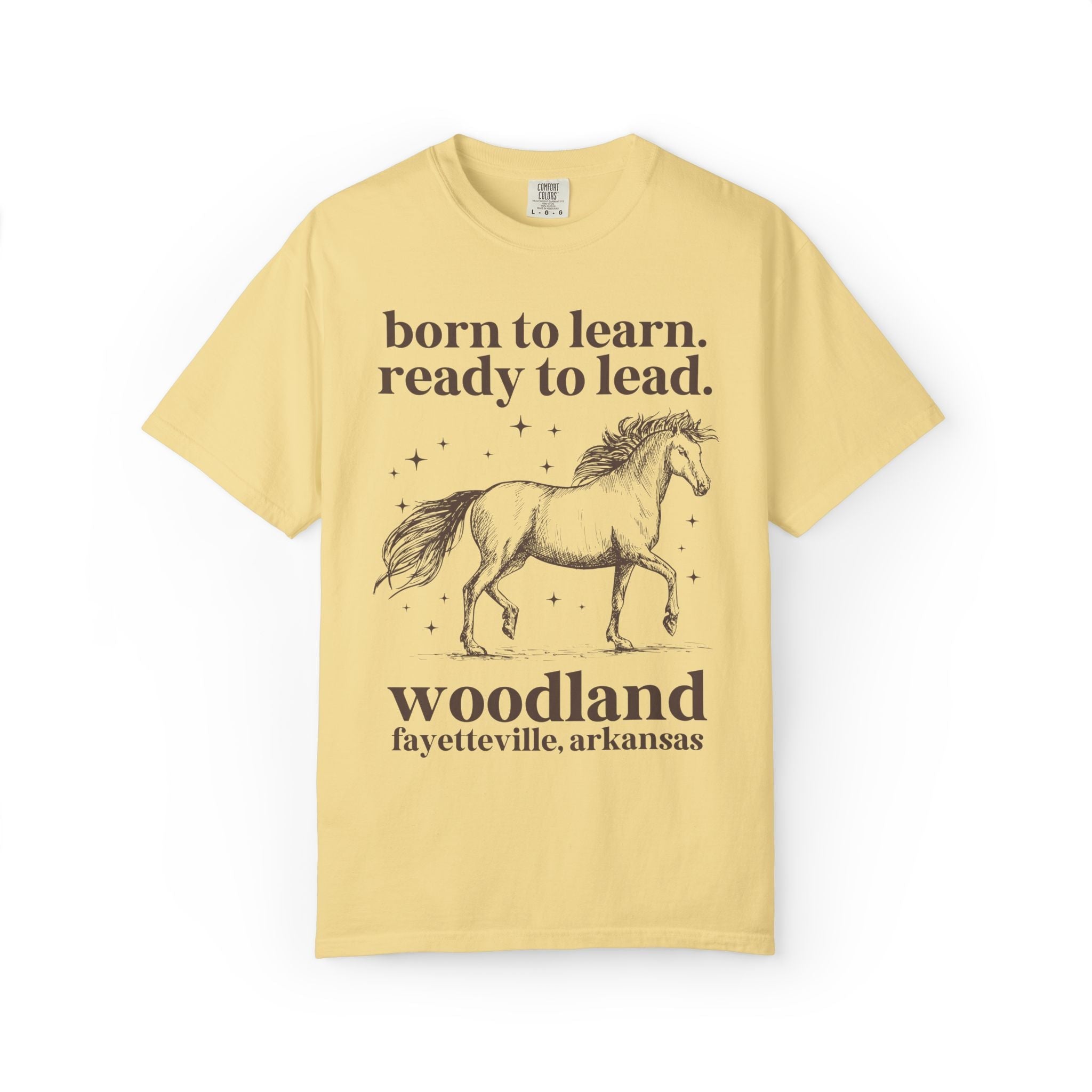 Woodland Junior High School Tee Shirt: Born to Learn. Ready to Lead. - Opal and June