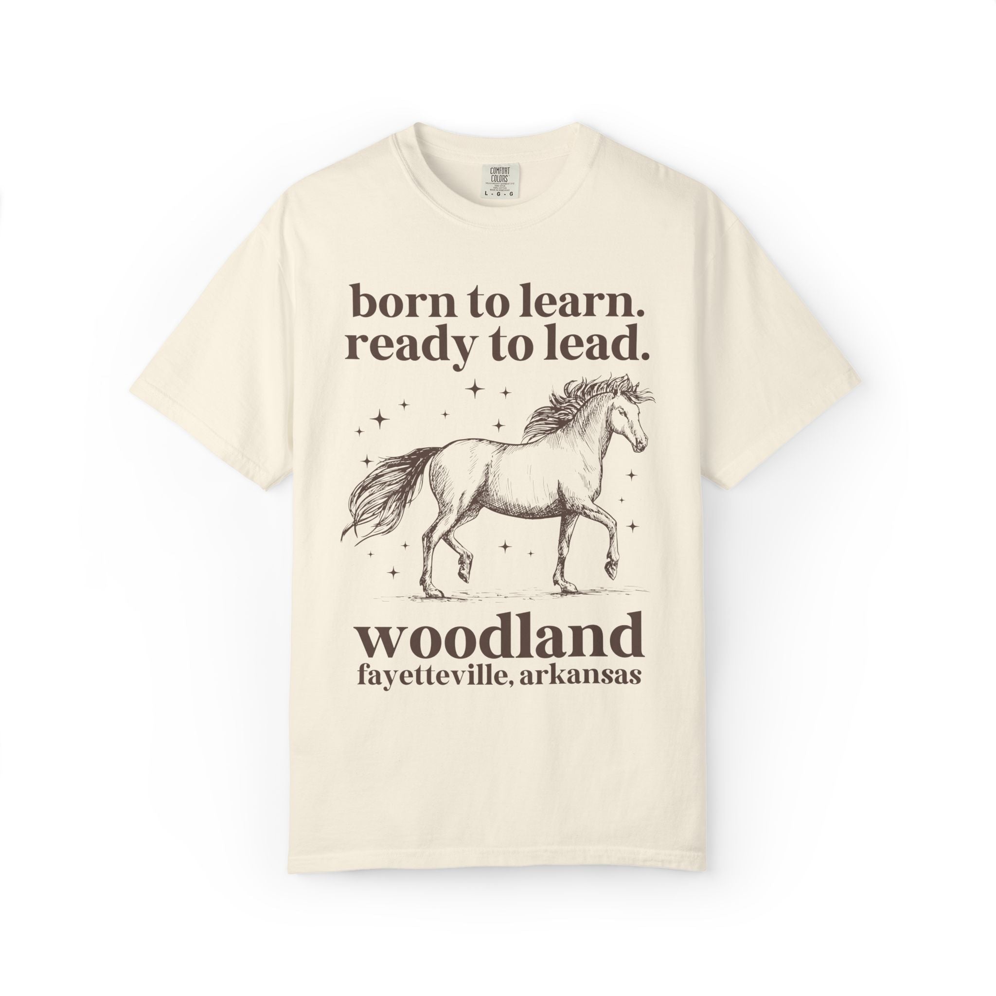 Woodland Junior High School Tee Shirt: Born to Learn. Ready to Lead. - Opal and June