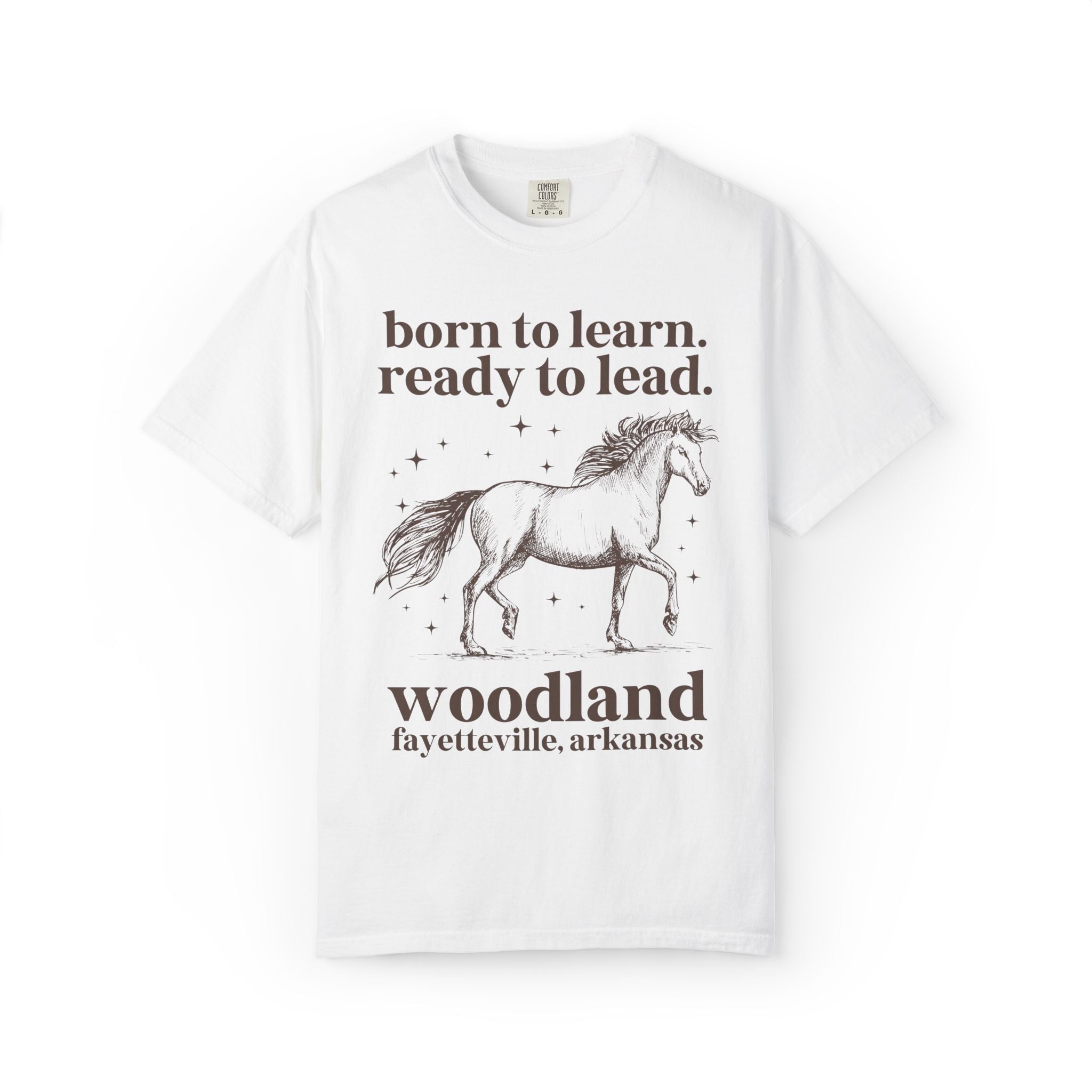 Woodland Junior High School Tee Shirt: Born to Learn. Ready to Lead. - Opal and June
