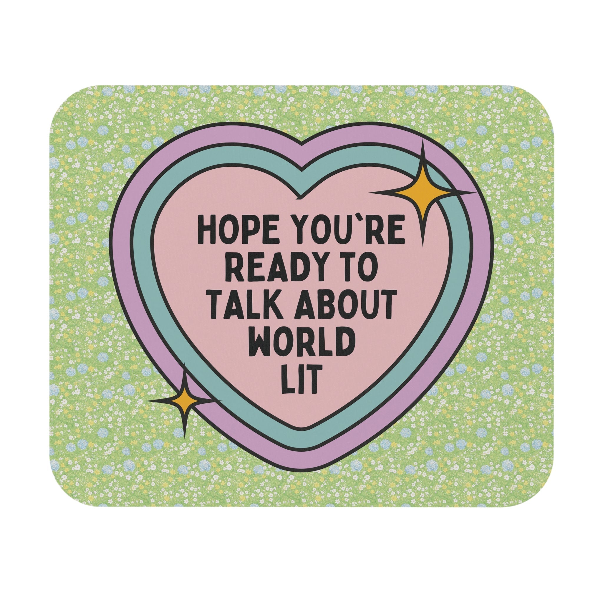 World Literature Mousepad - Opal and June