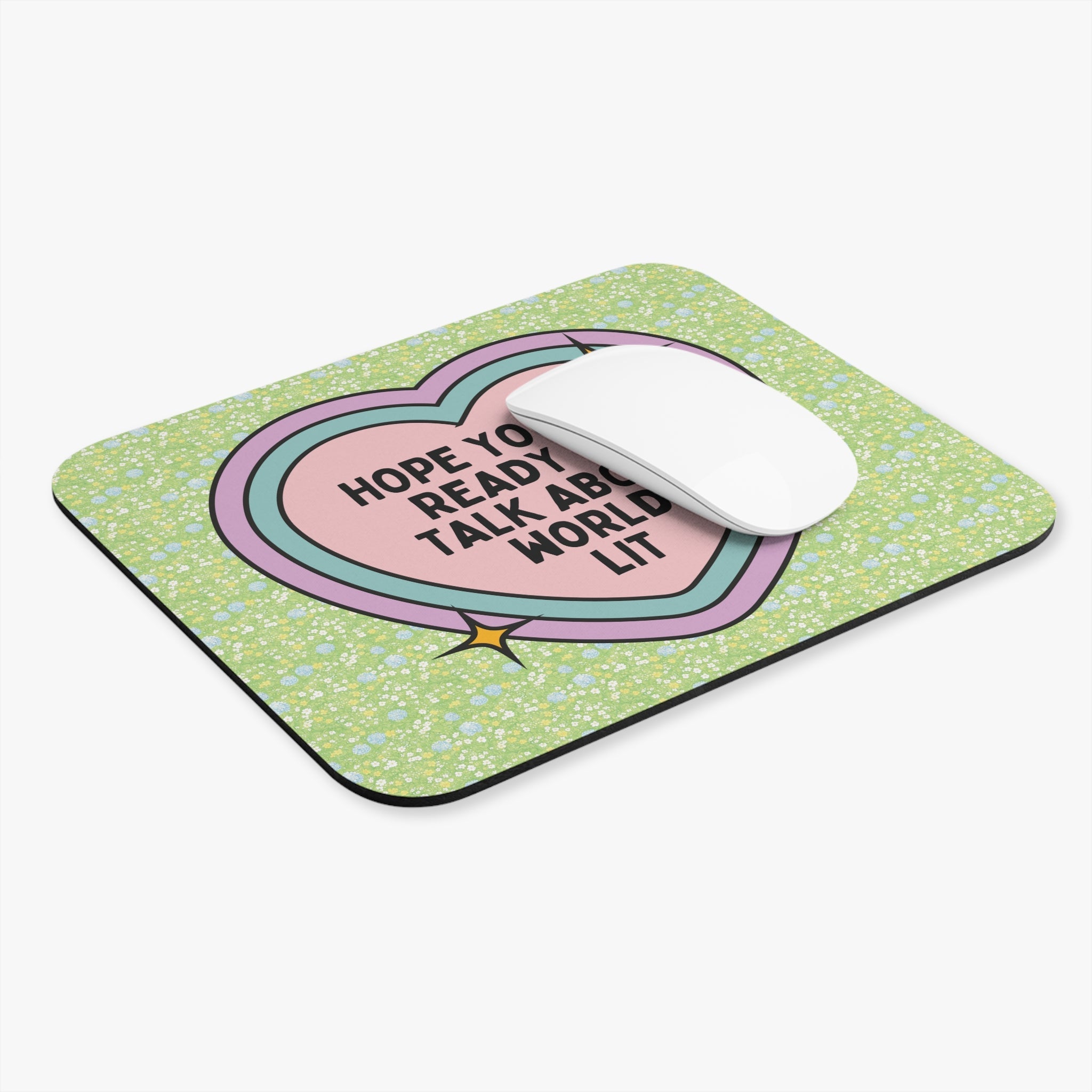 World Literature Mousepad - Opal and June