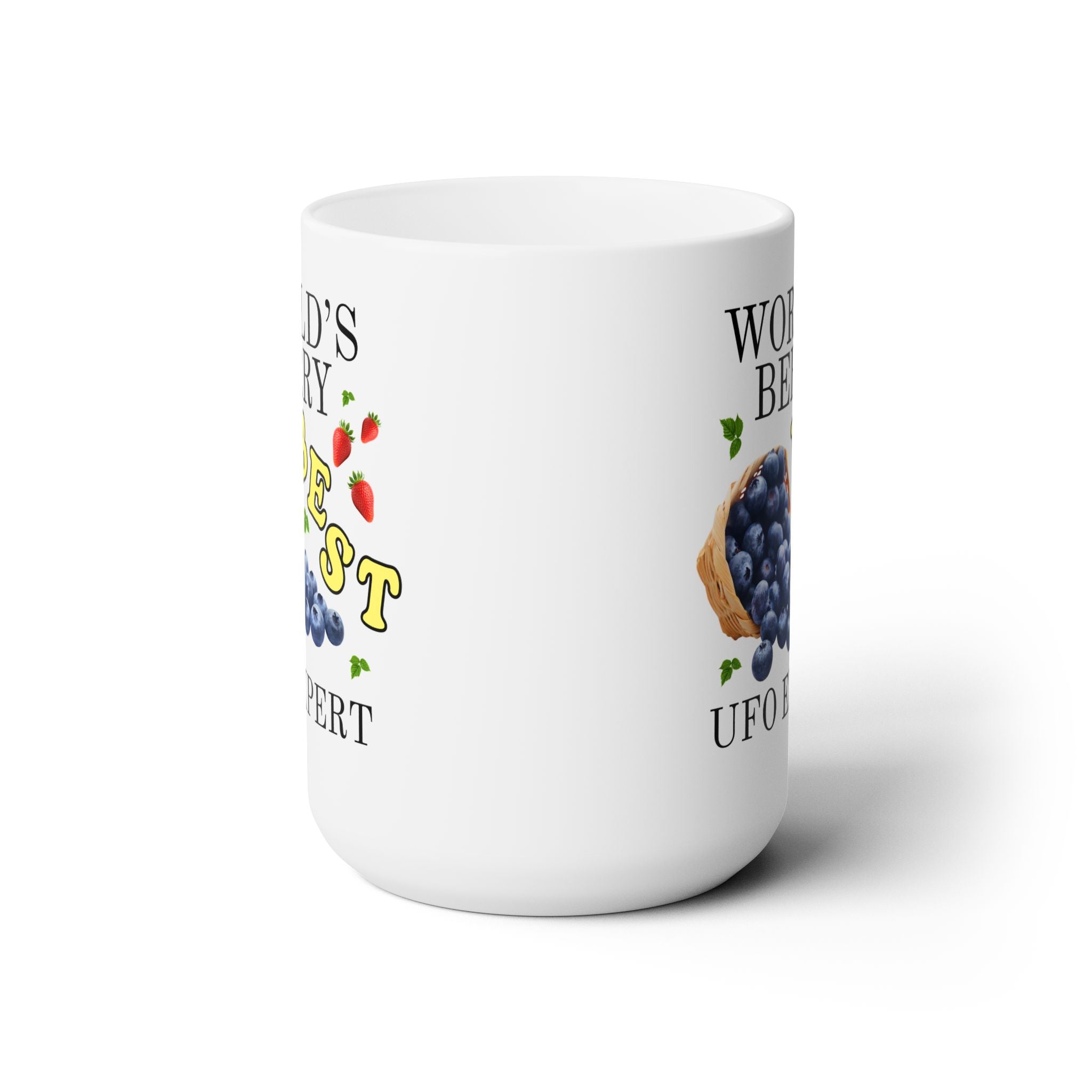 World's Berry Best UFO Expert Coffee Mug - Opal and June