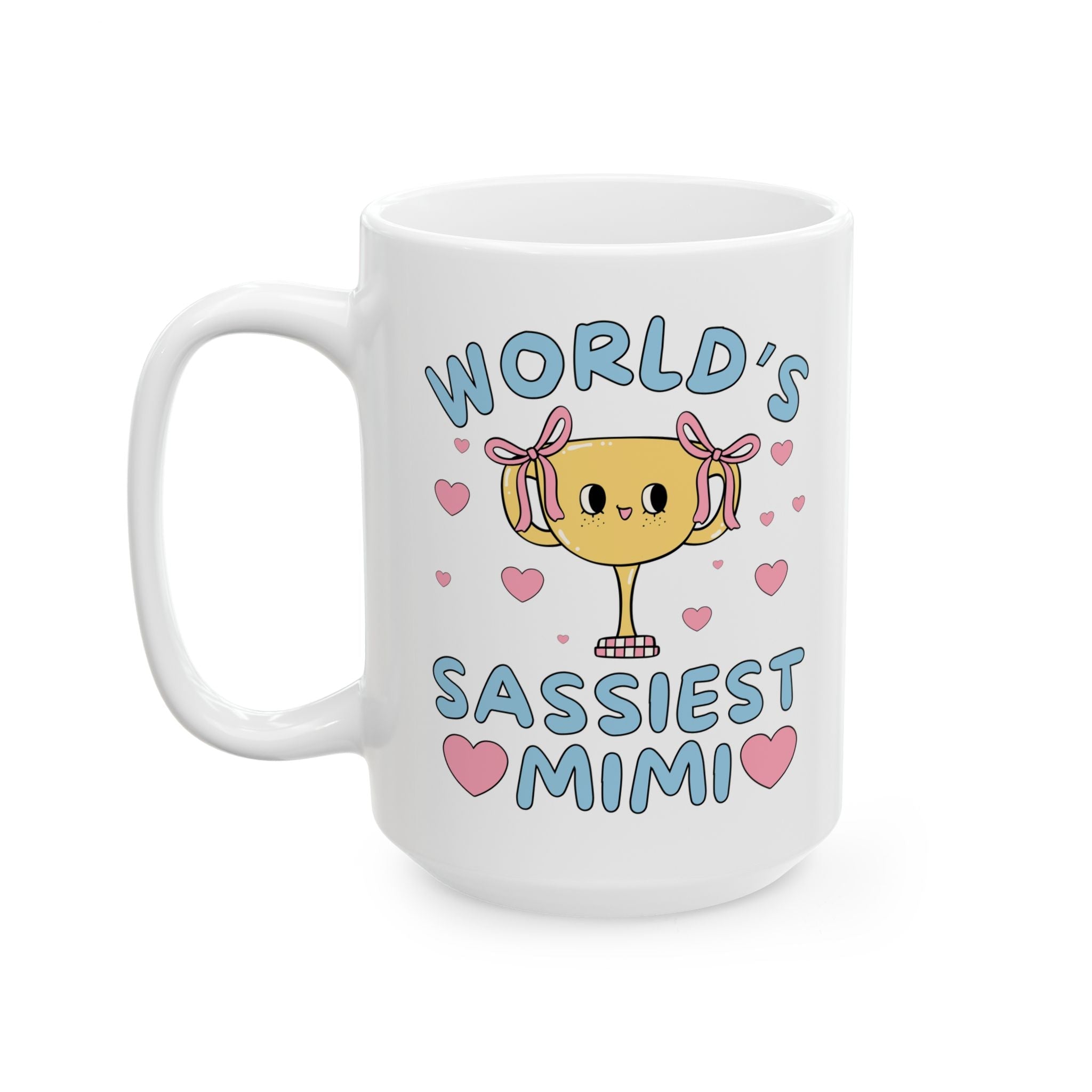 World's Sassiest Mimi Coffee Mug: 15 Oz Coffee Mug for Grandma, Funny Saying Birthday Gift from Grandson or Grandchild - Opal and June