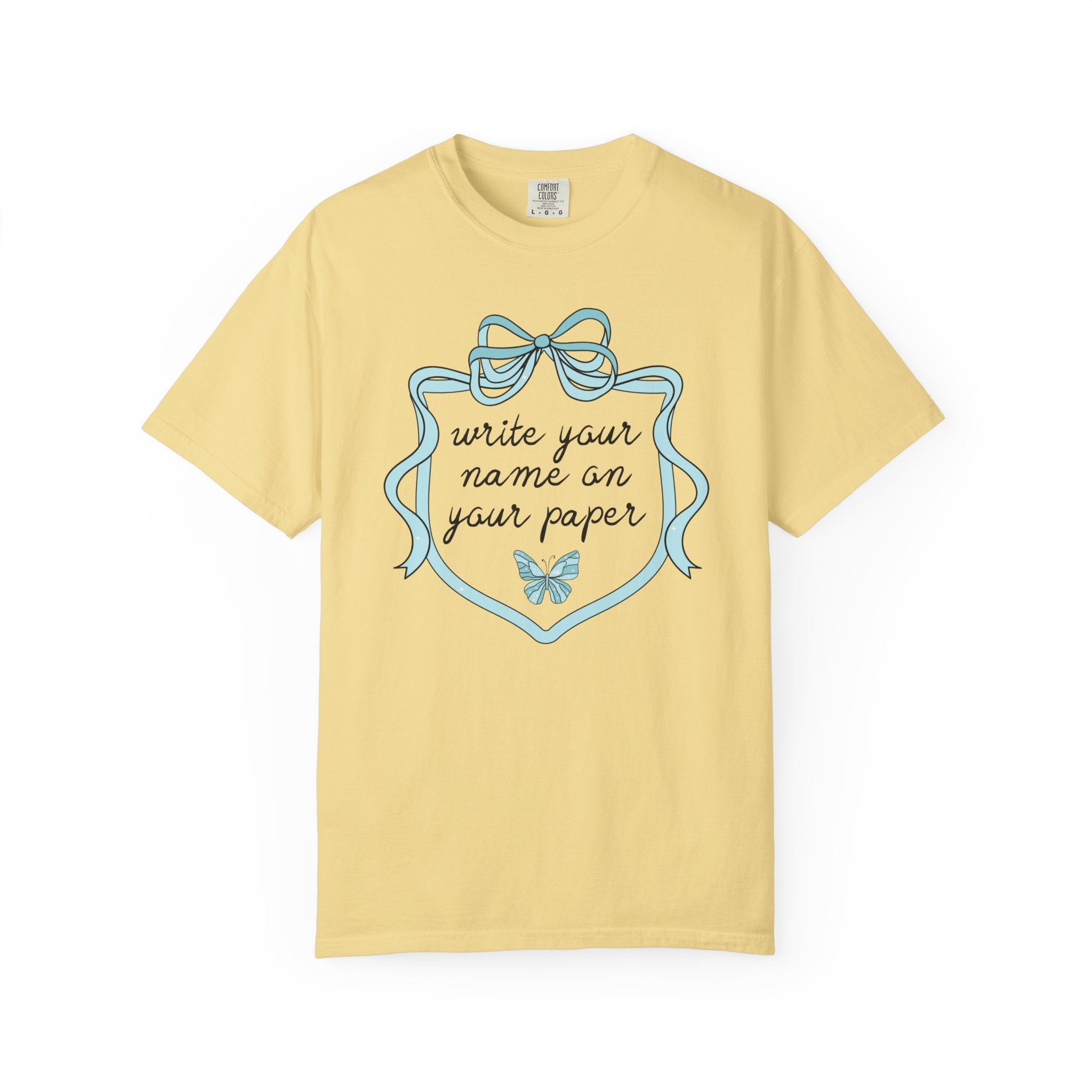 Write Your Name on Your Paper - Opal and June