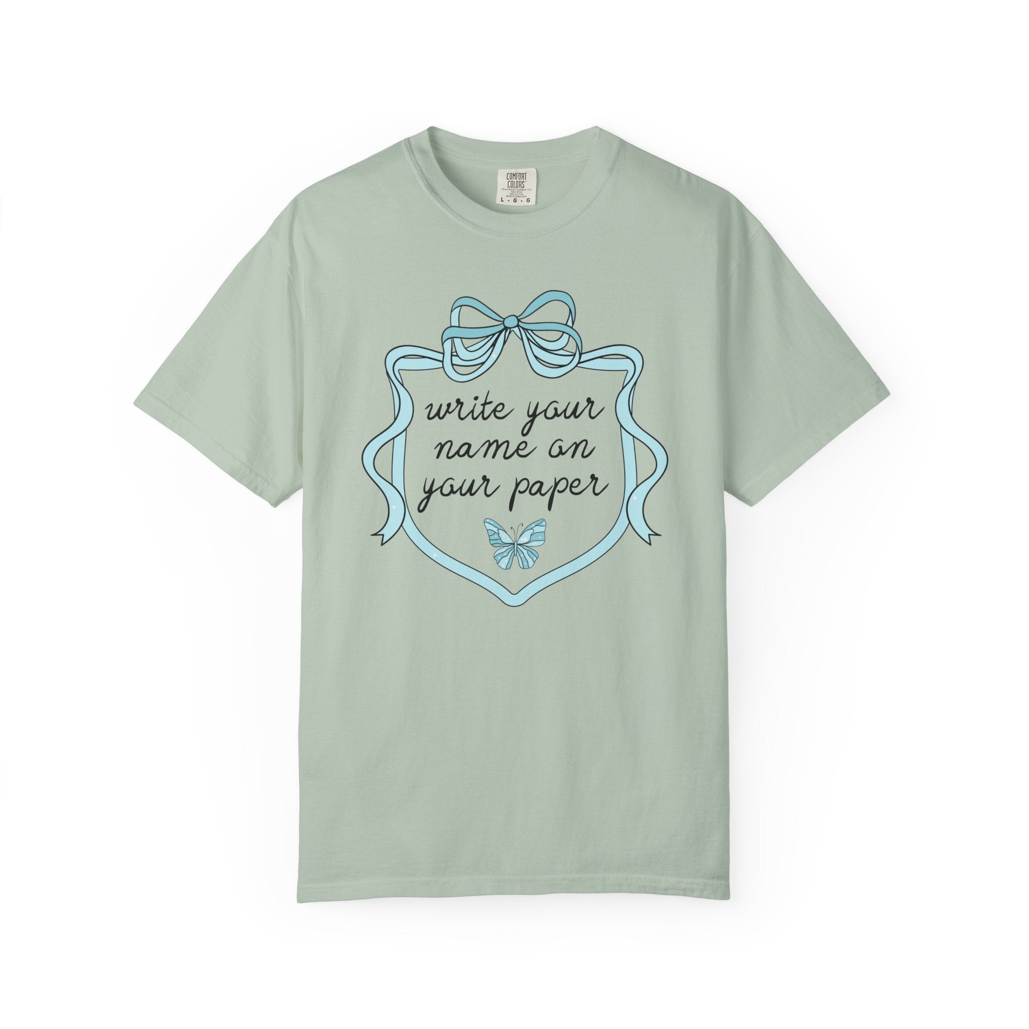 Write Your Name on Your Paper - Opal and June