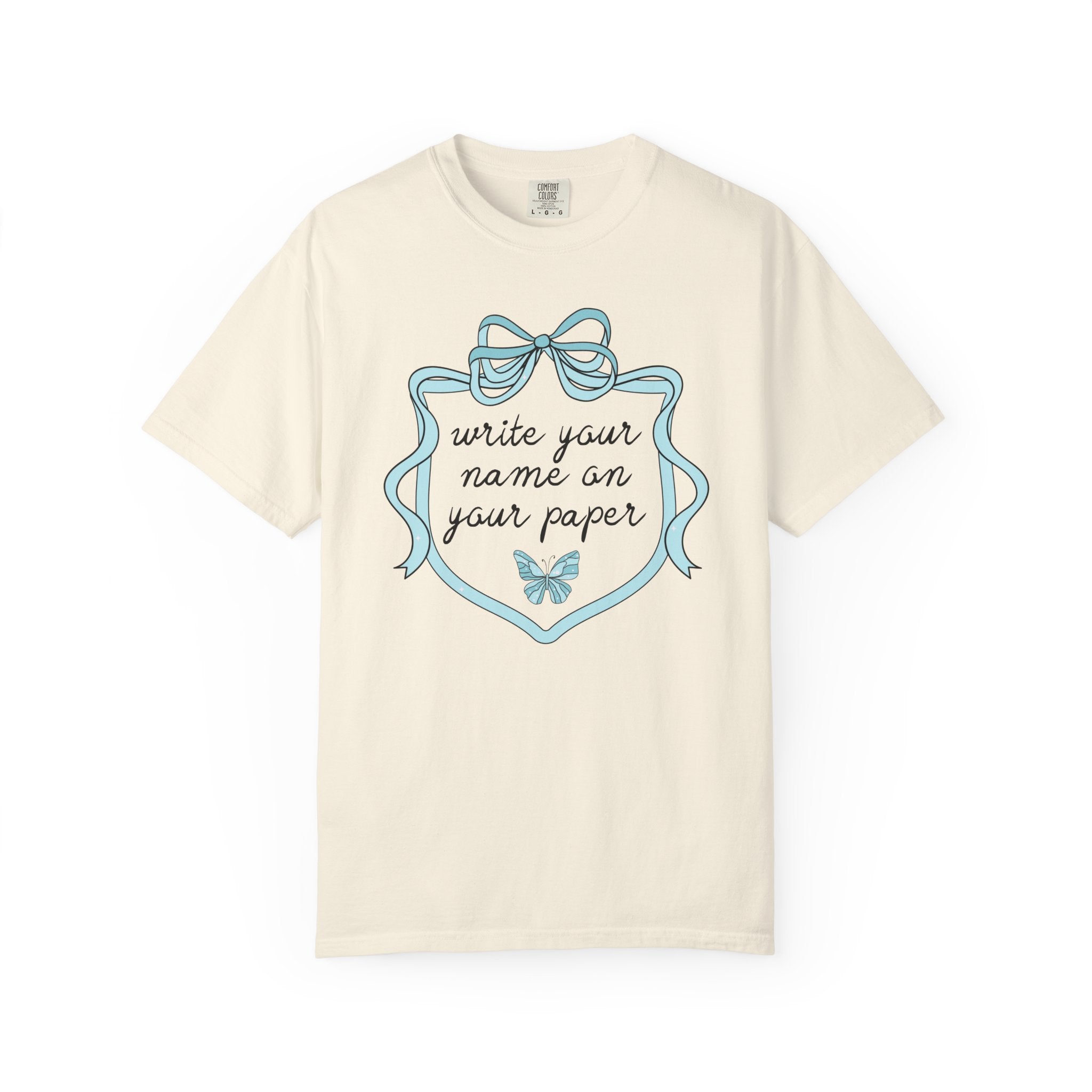Write Your Name on Your Paper - Opal and June