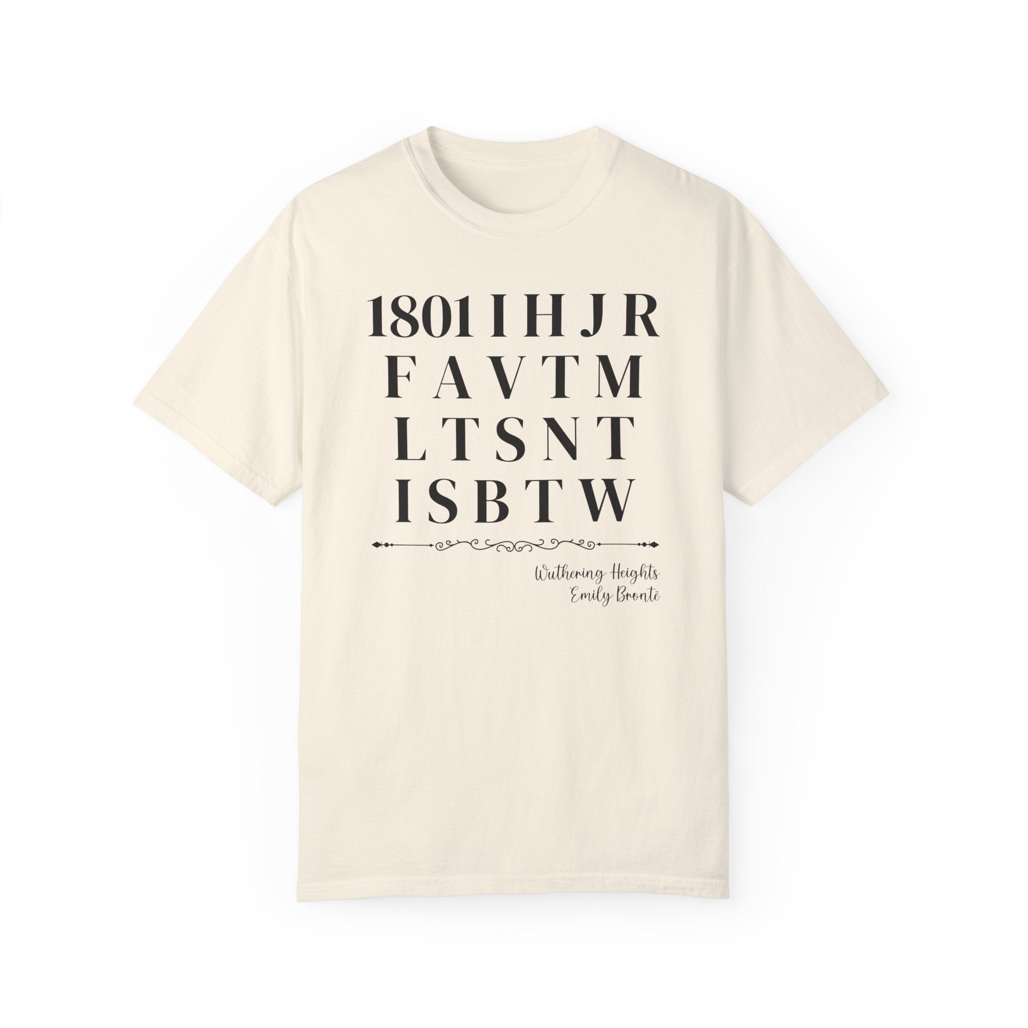 Wuthering Heights by Emily Bronte T-Shirt: Classic Literature Bookworm Present, Gothic English Literature Teacher, Heathcliff and Catherine - Opal and June