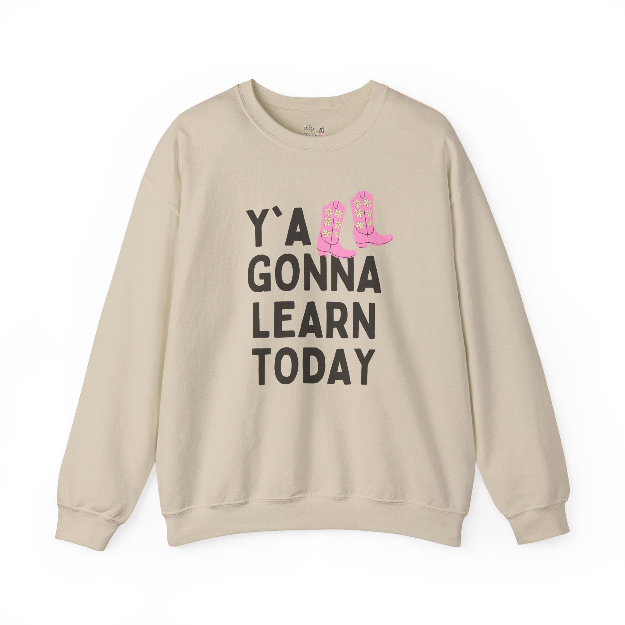 Y'all Gonna Learn Today Teacher Sweatshirt - Opal and June