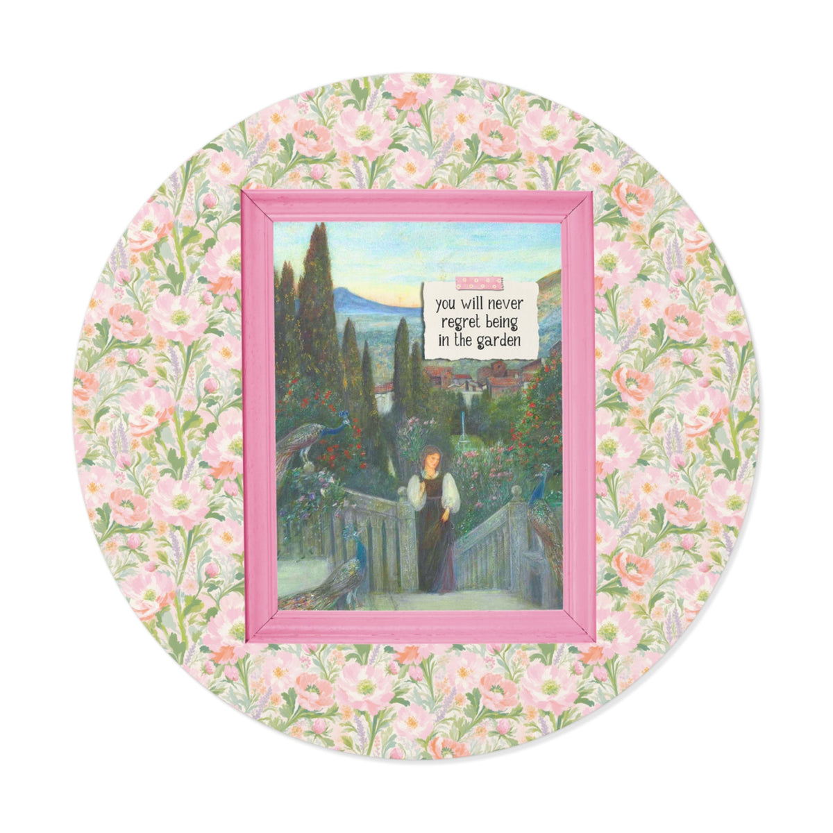 You Will Never Regret Being in the Garden Sticker - Opal and June