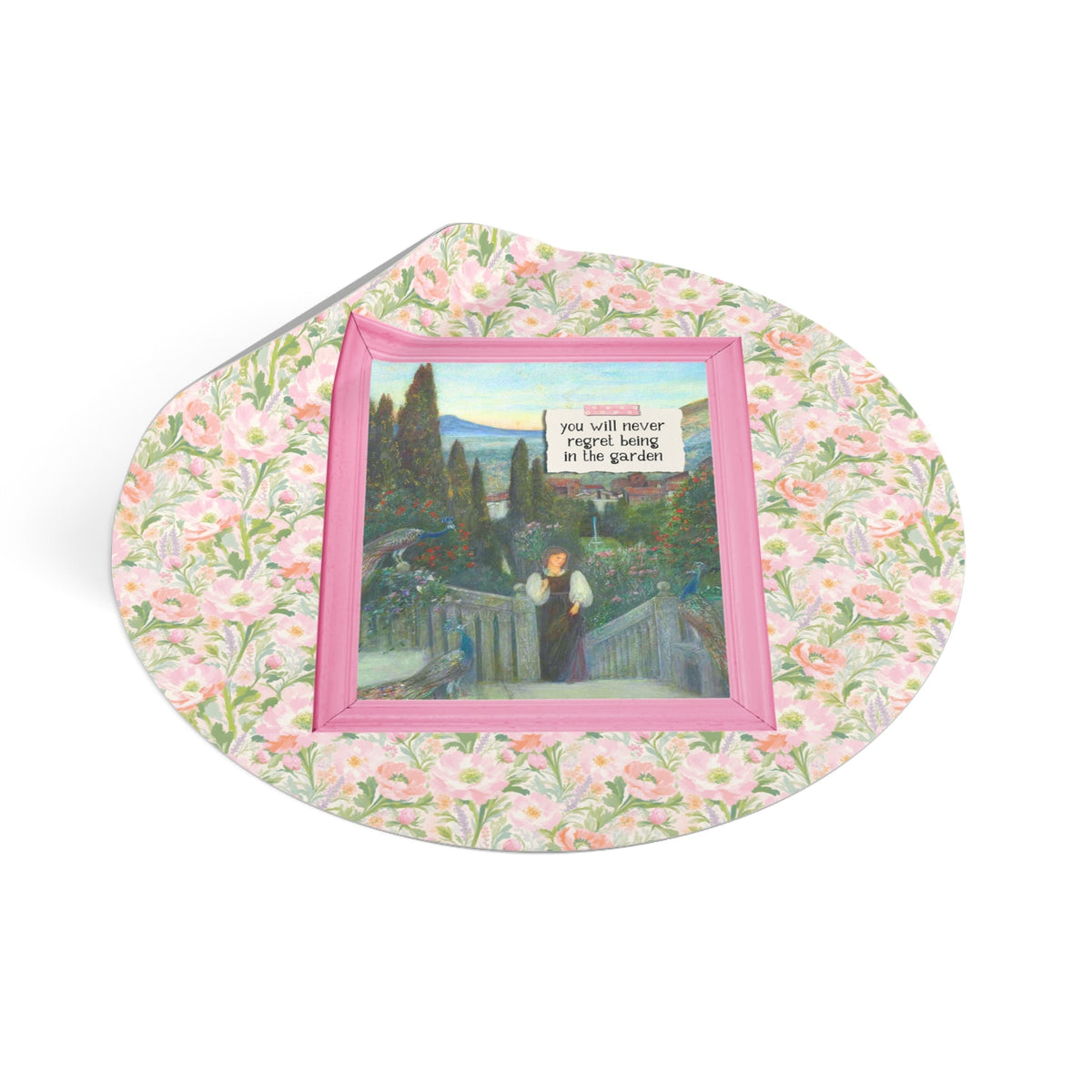 You Will Never Regret Being in the Garden Sticker - Opal and June