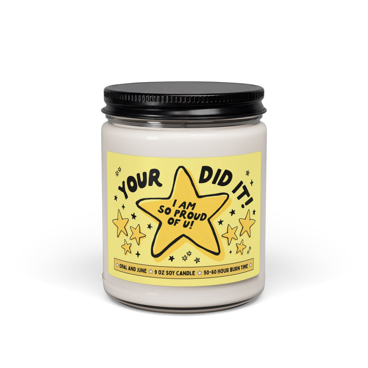 Your Did It! I Am So Proud of You! | Funny and Cute Congratulations Gift or Thank You Gift for Friend or Sibling, Coworker or Friend Promotion Gift, New Job Gift - Opal and June