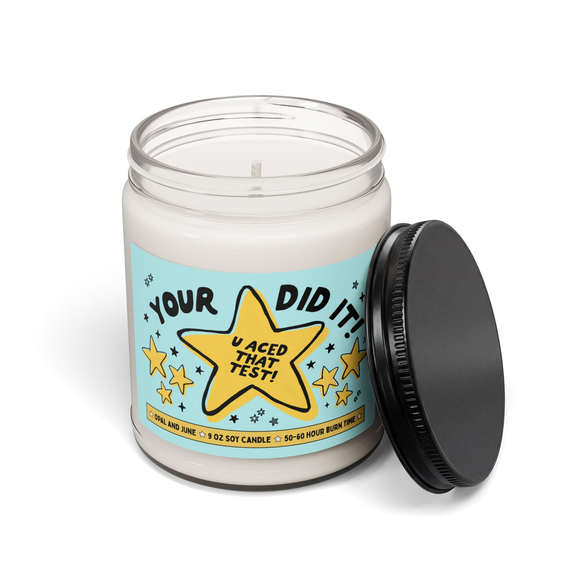 Your Did It! U Aced The Test! | Funny and Cute Congratulations Gift for High School or College Student, Gift from Tutor or Teacher - Opal and June