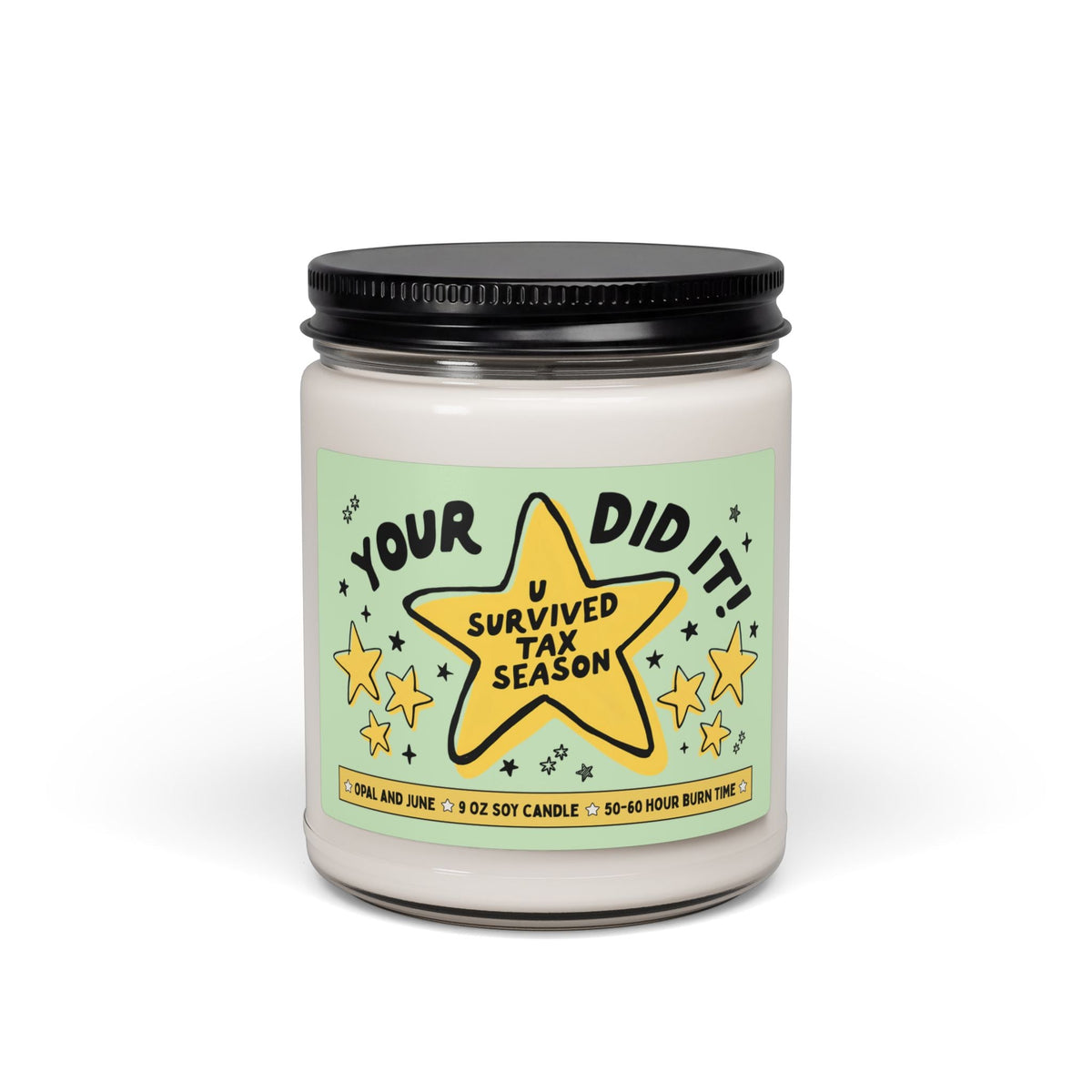 Your Did It! U Survived Tax Season! | Funny and Cute Congratulations Gift for CPA or Tax Accountant, Silly Business Owner Gift for Friend - Opal and June