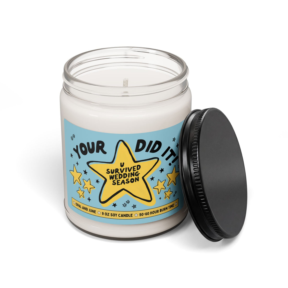 Your Did It! U Survived Wedding Season Now! | Funny and Cute Congratulations Gift for Wedding Photographer or Wedding Planner or Florist - Opal and June