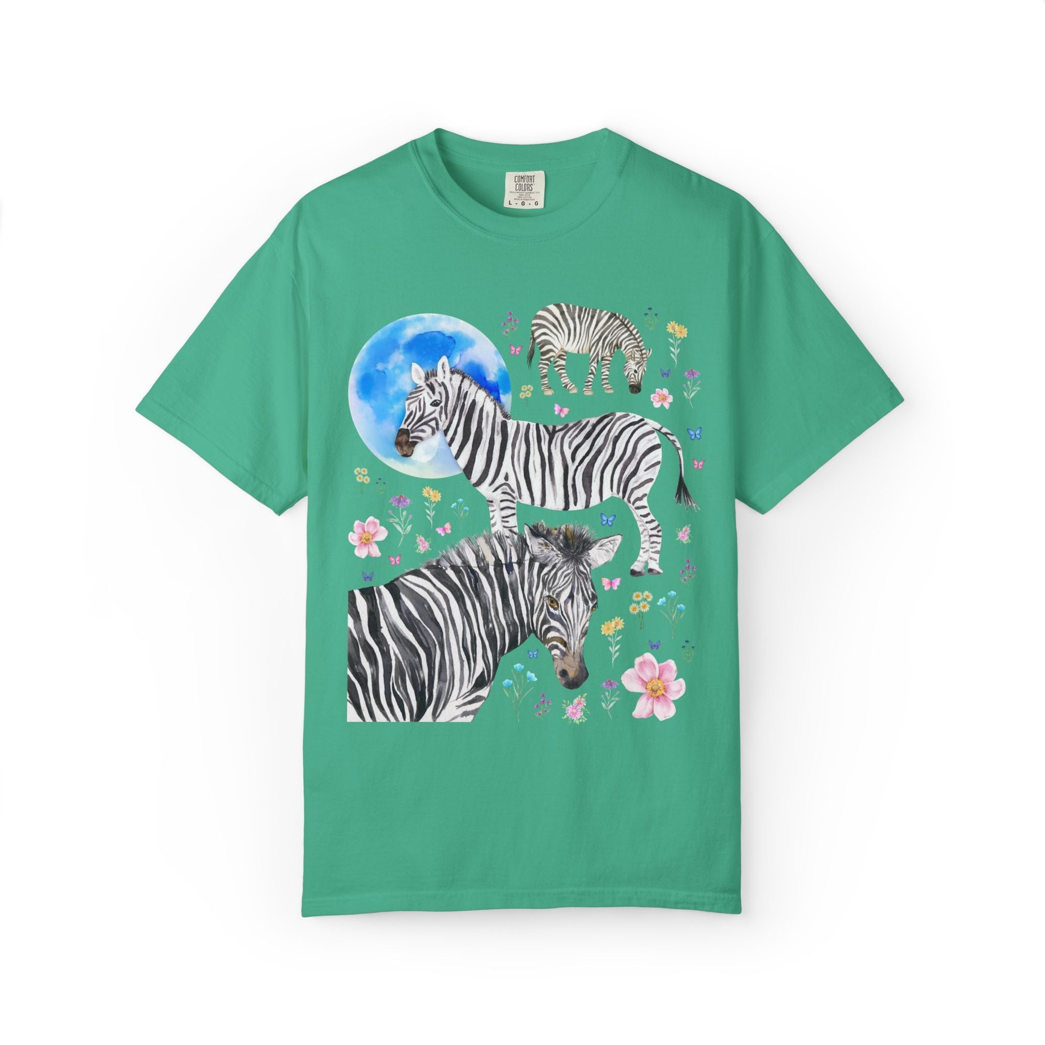 Zebra Safari Animal Tee Shirt - Opal and June