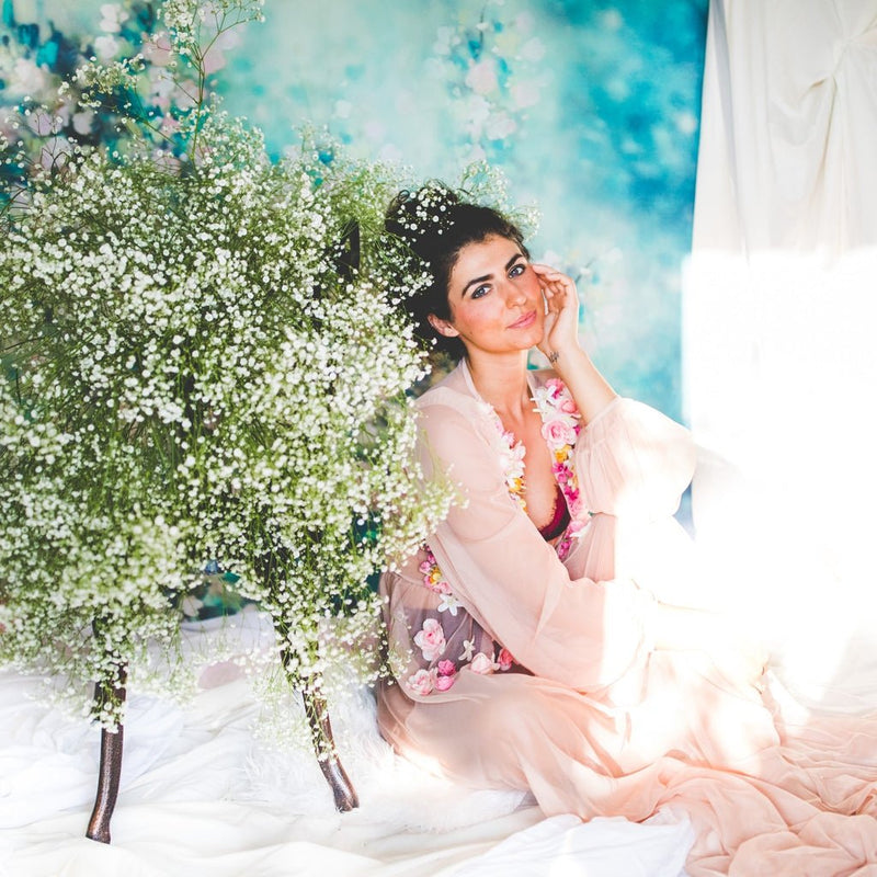 A Fine Art Portrait Session Full of Baby's Breath | Photographs by Lissa Chandler - Opal and June