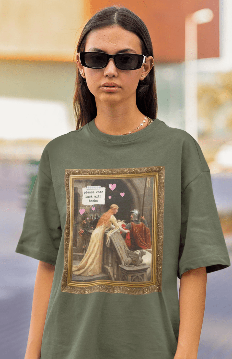 Bookish Tee Shirts with Historical Paintings - Opal and June