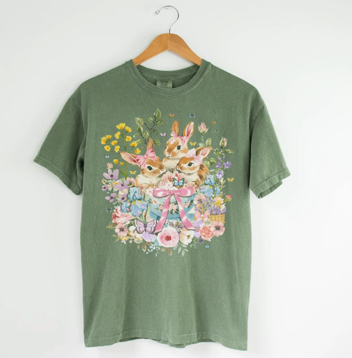 Bunny Tee Shirts: Floral and Fun Rabbit T-Shirts - Opal and June
