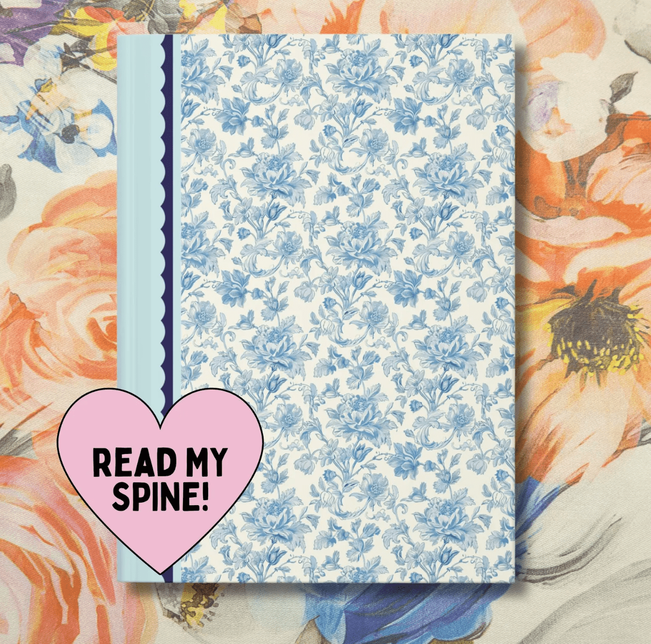 Floral Notebooks with Iconic Spines - Opal and June
