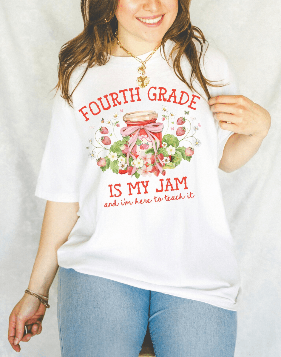 Fourth Grade Teacher T-Shirt - Opal and June
