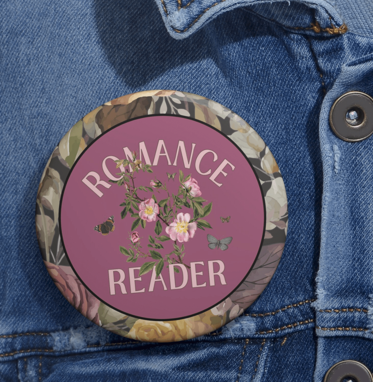 Pinback Buttons - Opal and June