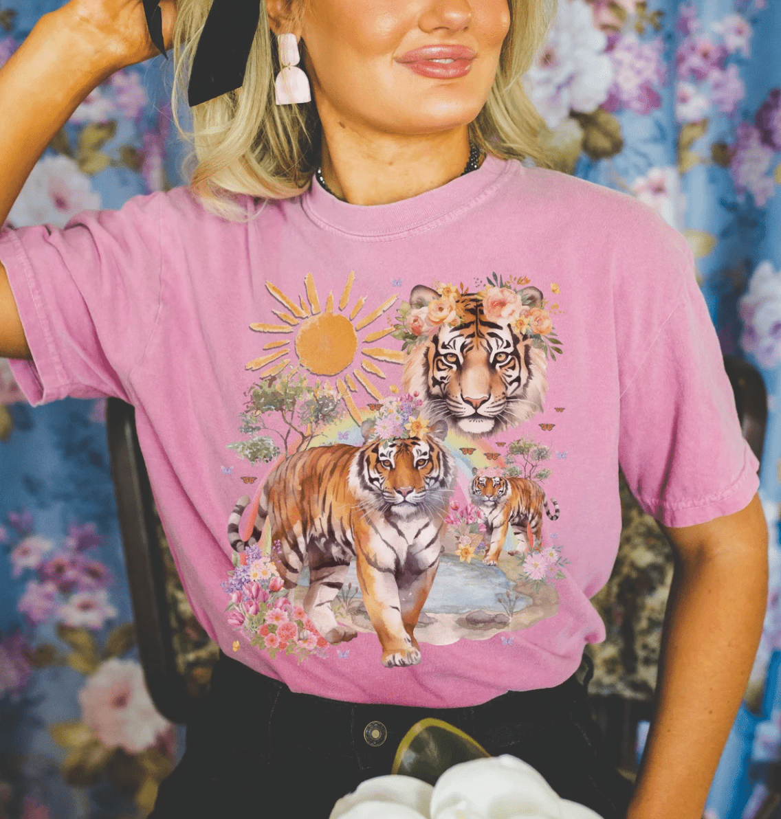Tiger and Lion Tee Shirts - Opal and June