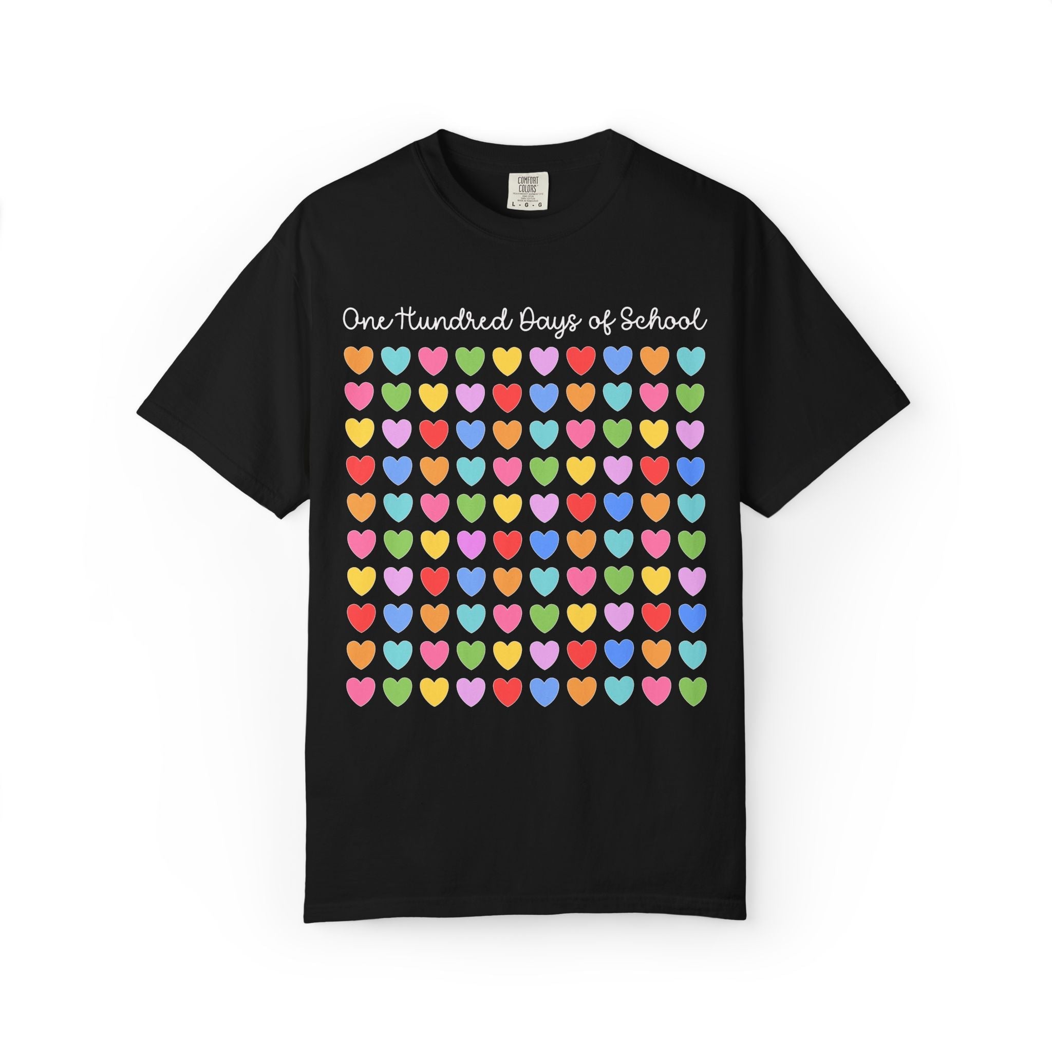 100 Days of School Heart T-Shirt - Opal and June