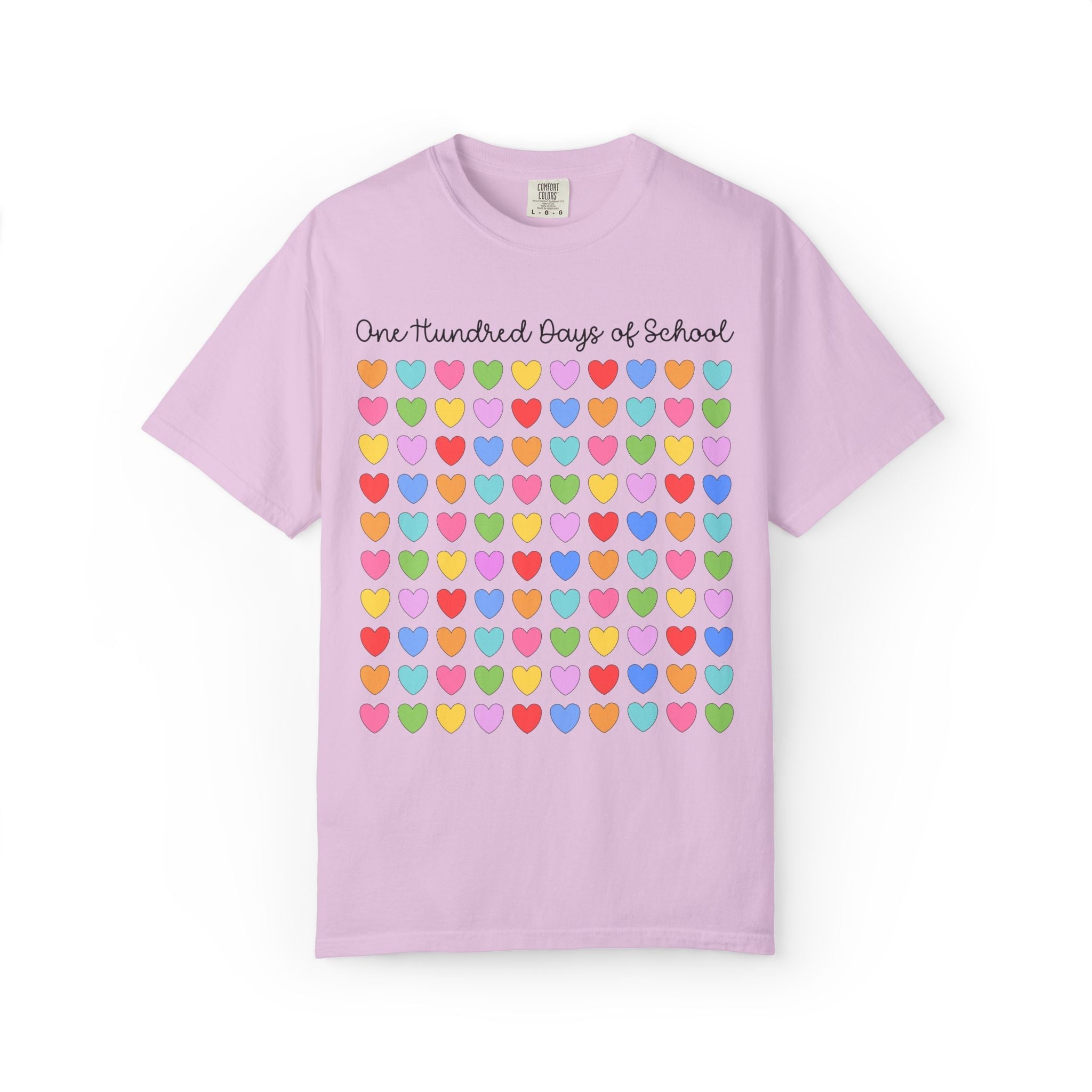100 Days of School Heart T-Shirt - Opal and June