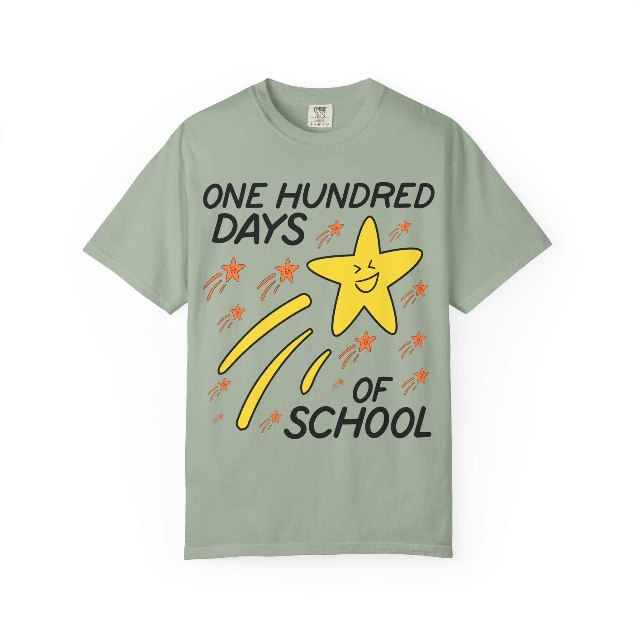 100 Days of School Matching Teacher Tee Shirt, School Librarian or School Office Staff Tee, Elementary School Teacher 100th Day of School T - Opal and June