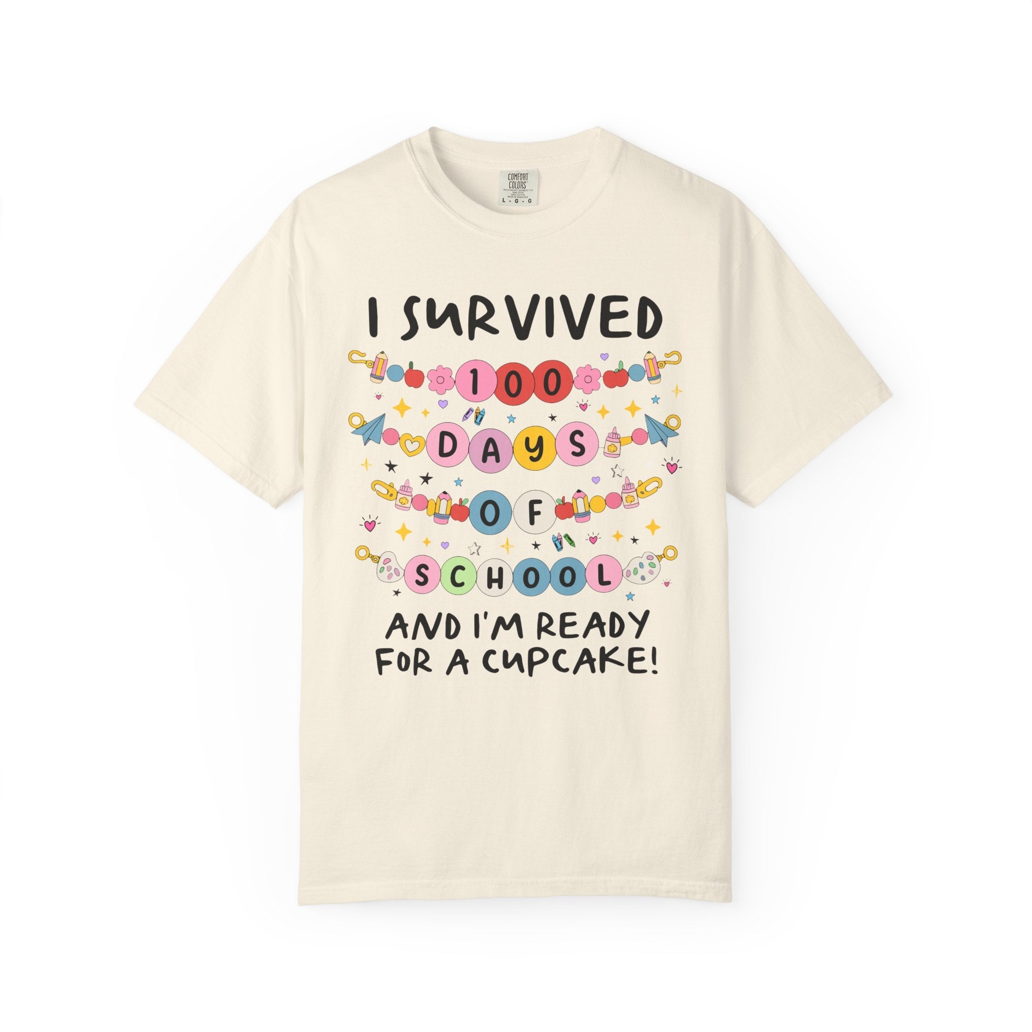 100 Days of School Matching Teacher Tee Shirts with Funny Sarcastic Sayings: Cute Elementary School Teacher Group T-Shirt with Stars - Opal and June