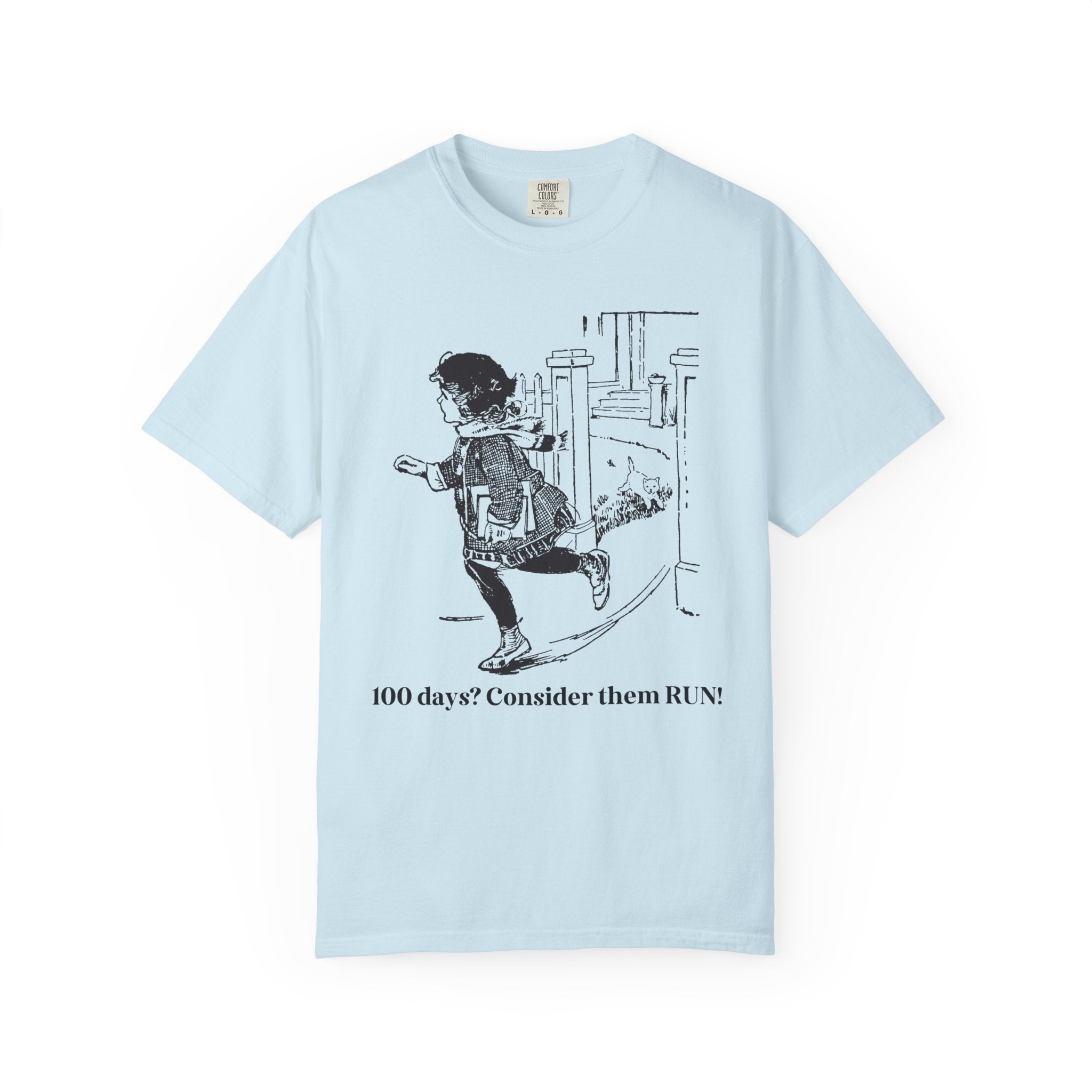 100 Days of School Teacher Tee Shirt for Cat Lover, Cute Vintage Aesthetic T-Shirt for Hundredth School Day, Matching School Office Staff T - Opal and June