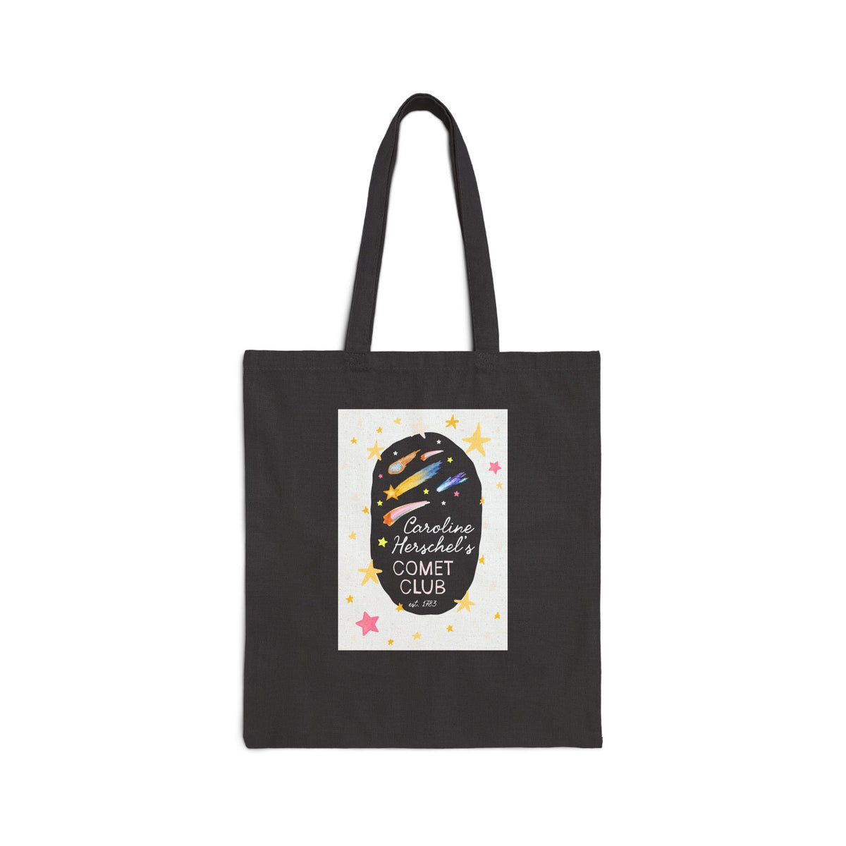 Caroline Herschel's Comet Club Women in STEM Science Lover Astronomy Tote Bag, Retro Women's History Buff Tote, 18th Century History
