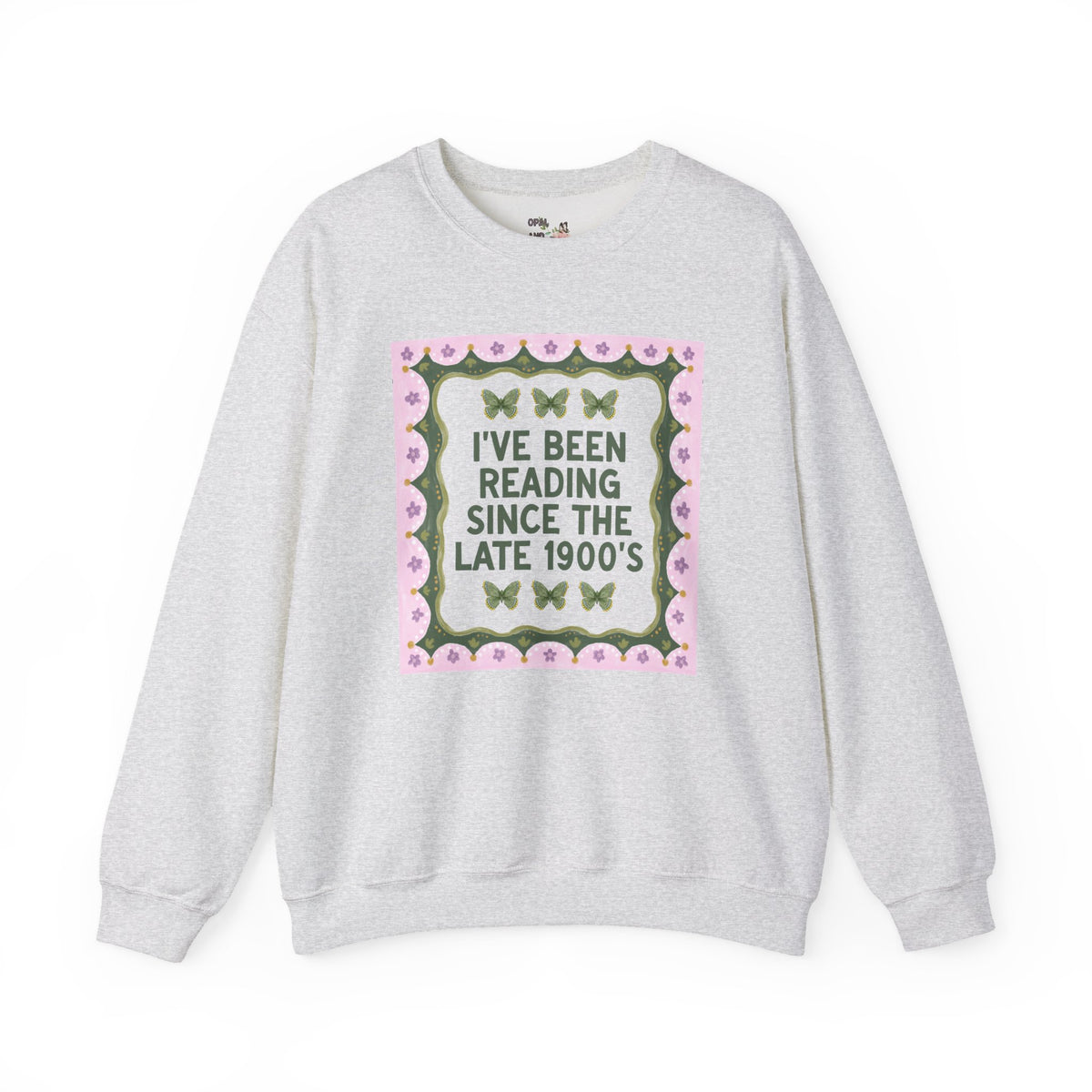 I've Been Reading Since the Late 1900's Funny Book Lover Swaetshirt for 40th Birthday or Reader Born in the 1990s, Silly Fiction Literature Crewneck