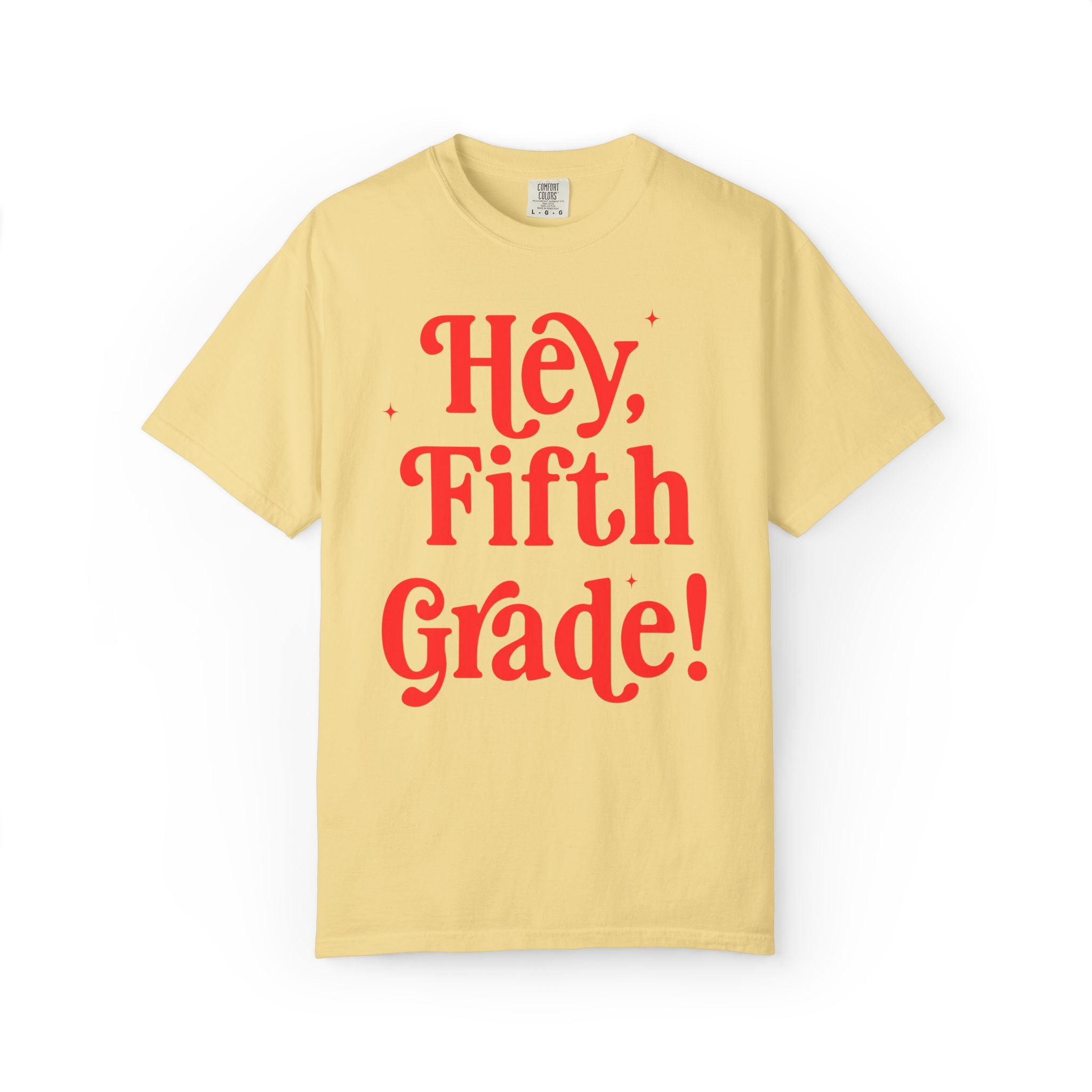 Hey Fifth Grade Back to School Matching Teacher T-Shirt, Cute Fifth Grade Teacher Team or Fifth Grade Team Tee, Paraprofessional Gift