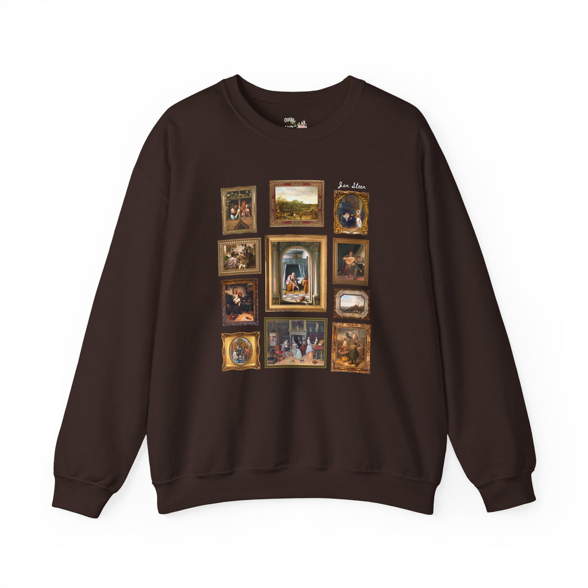 Jan Steen Dutch Golden Age Art History Buff Sweatshirt for European Art Historian or Humanities Teacher, Woman at Her Toilet Famous Painting