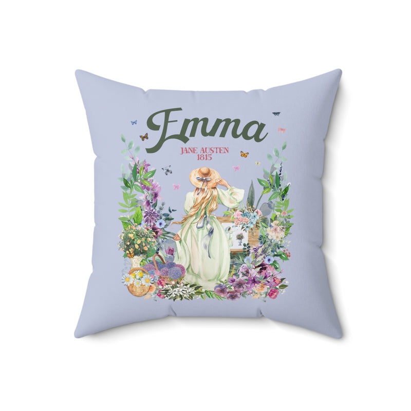 Jane Austen Pillow for Book Lover: Emma 1815 | Classic Literature Gift for Reader