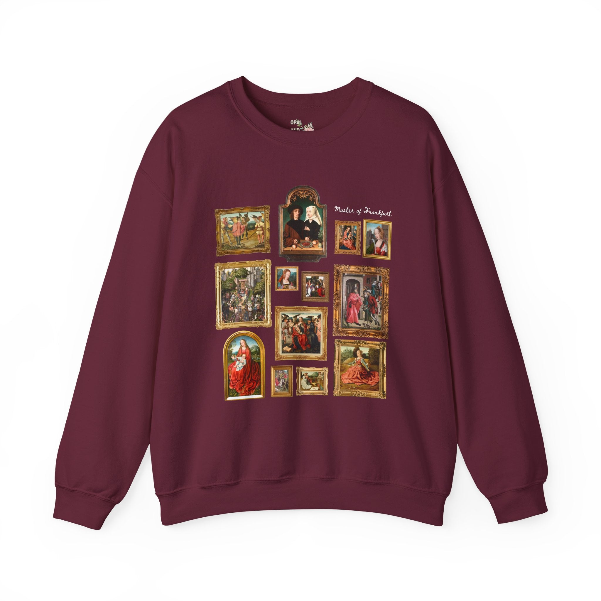 Master of Frankfurt Flemish Renaissance Art History Sweatshirt: Famous Paintings, 15th Century Art Historian Crewneck, Humanities Major or Professor