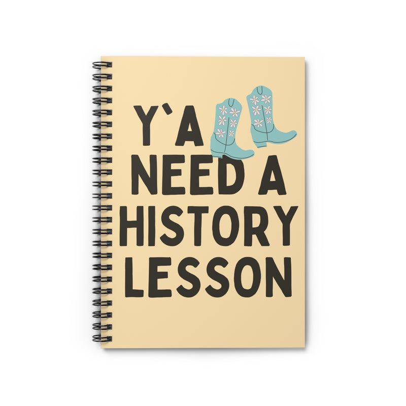 Cute Groovy Western History Notebook or Journal for History Teacher: Y'all Need A History Lesson