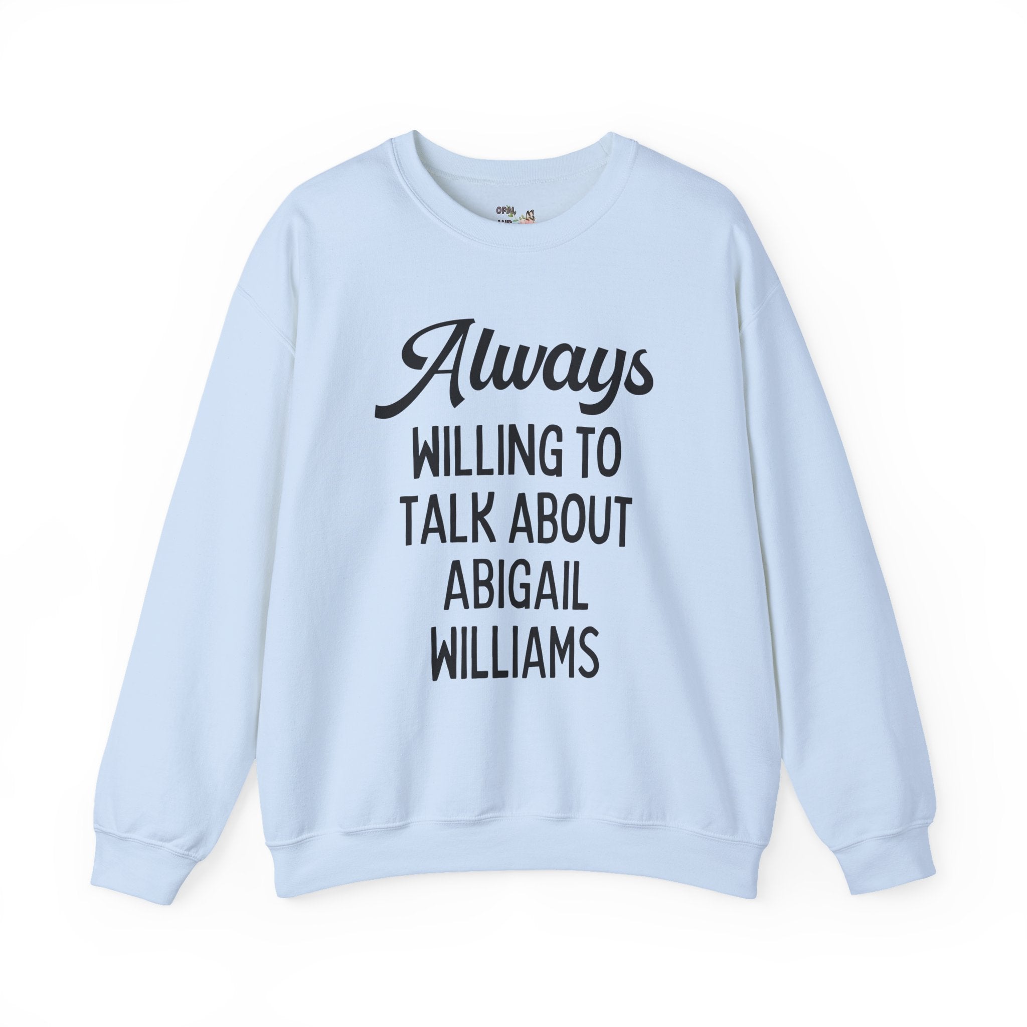 Abigail Williams Salem Witch Trials New England History Buff Sweatshirt, Puritan Early US History, Witchy History Crewneck for Historian Feminist