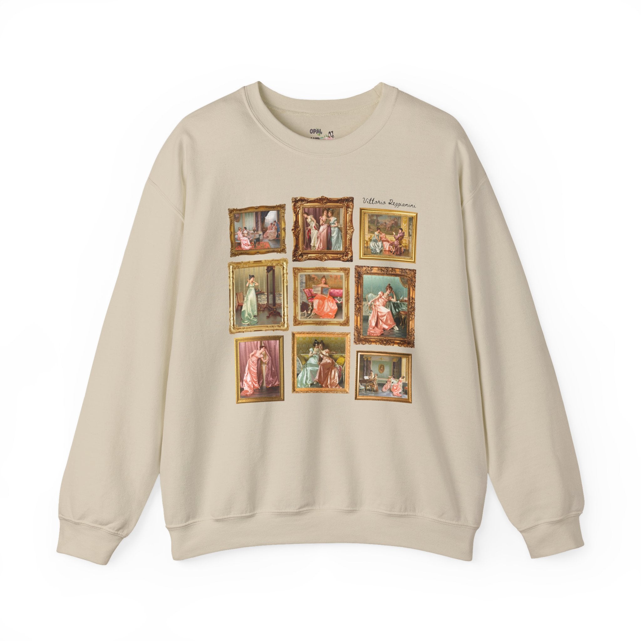 Vittorio Reggianini Art History Lover Sweatshirt, 19th Century Italian Art Museum Lover Gift, Famous Paintings, Rococo Aesthetic European Art