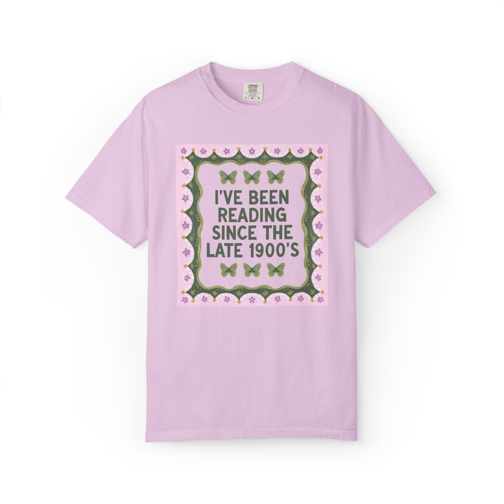 I've Been Reading Since the Late 1900's Funny Book Lover T-Shirt for 40th Birthday or Reader Born in the 1990s, Silly Fiction Literature Tee