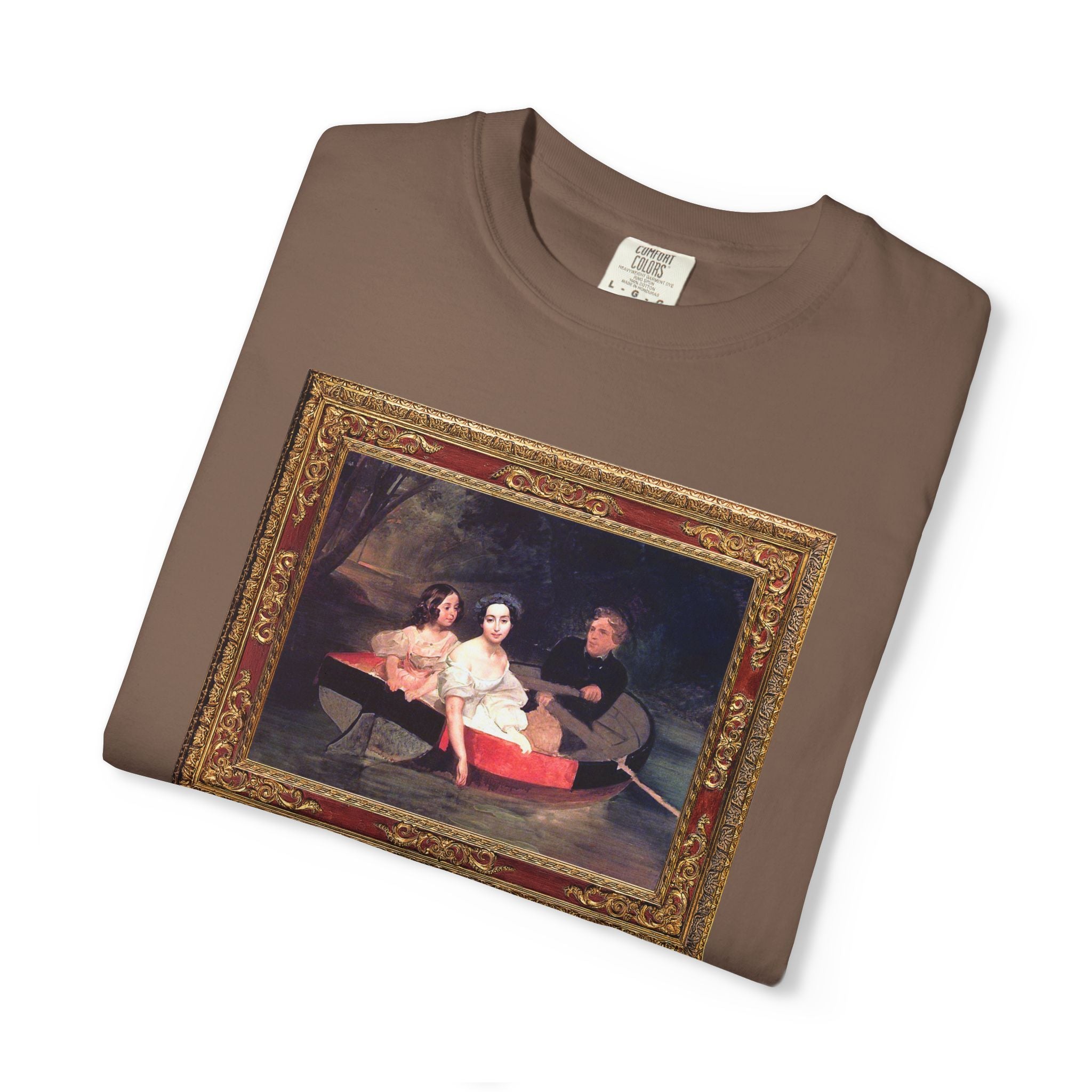 Probably Thinking About History Tee Shirt with Famous Painting: Cute Art History Buff or History Professor T-Shirt for History Lover